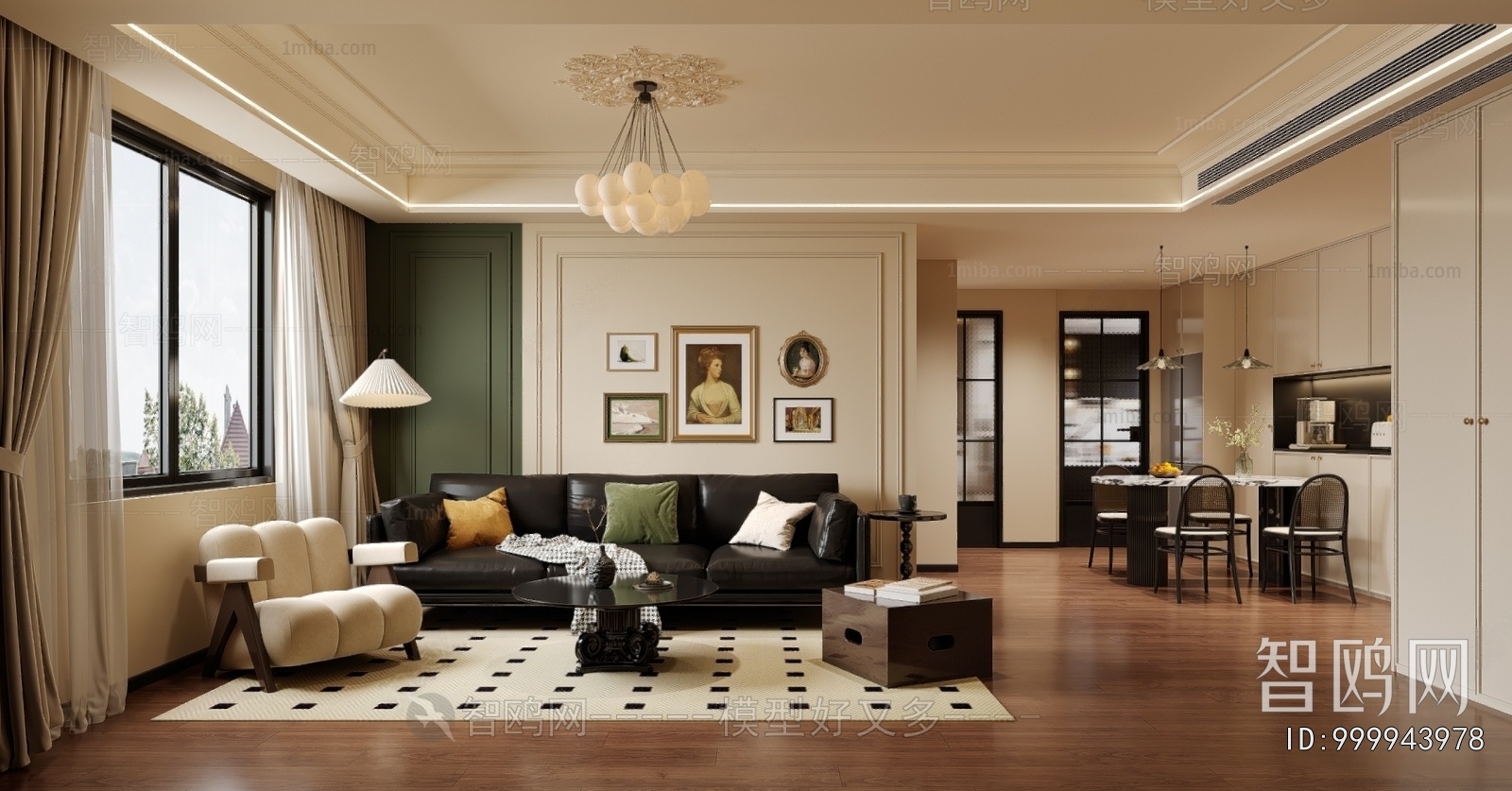 French Style A Living Room