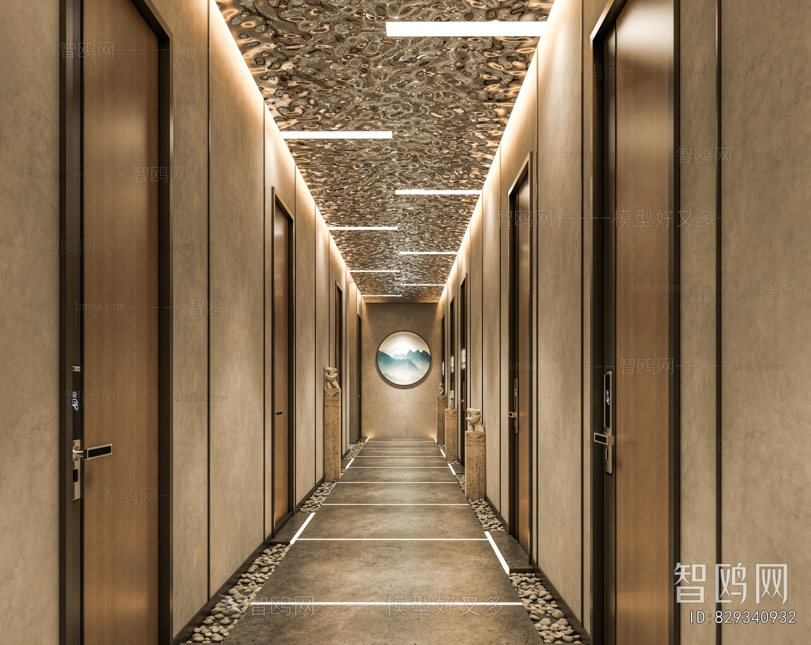 New Chinese Style Corridor