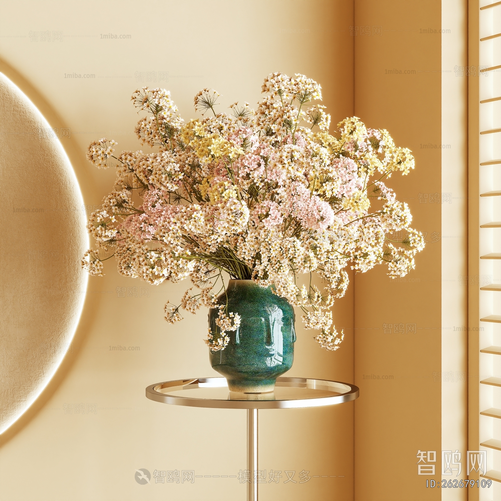 New Chinese Style Flower Arrangement