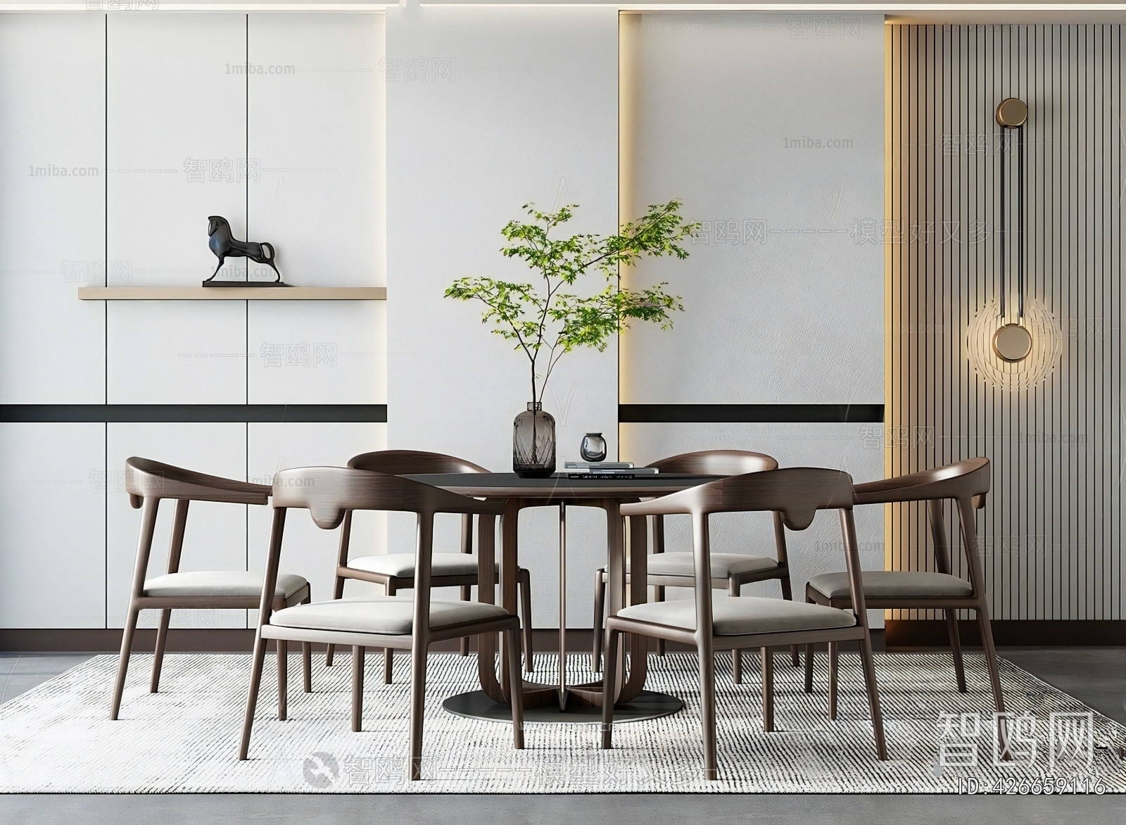 New Chinese Style Dining Table And Chairs