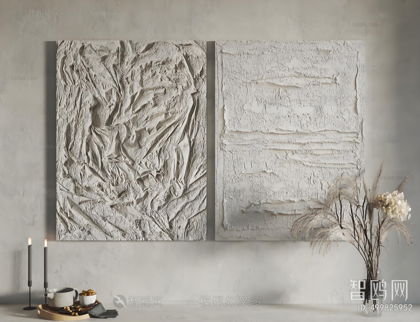 Wabi-sabi Style Wall Decoration
