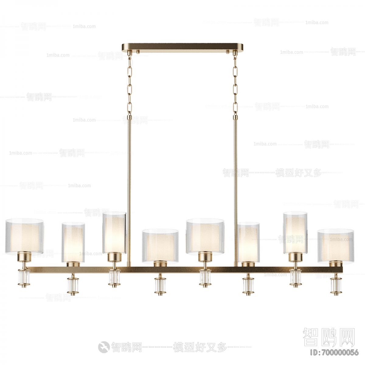 Modern Long Chandelier