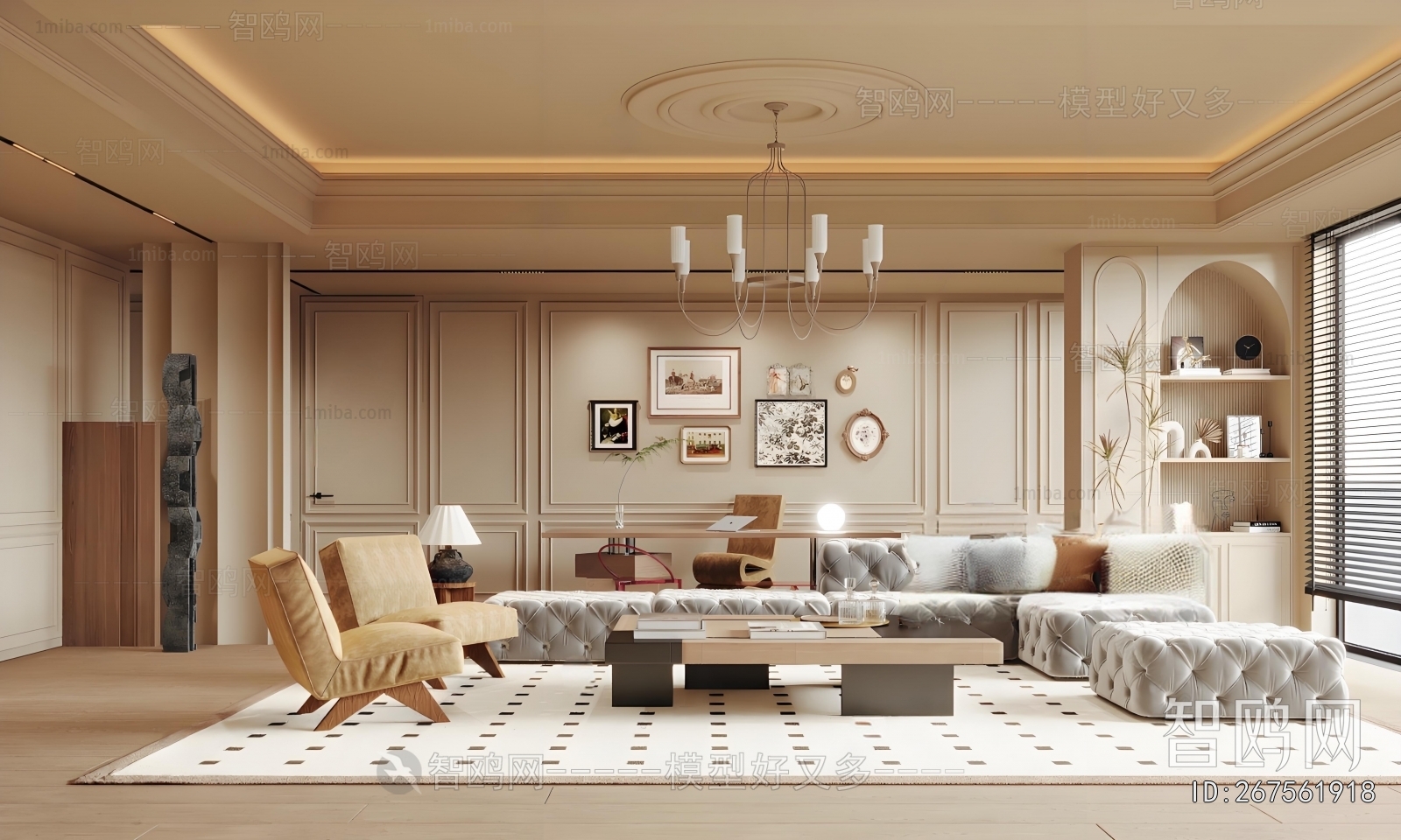 French Style A Living Room