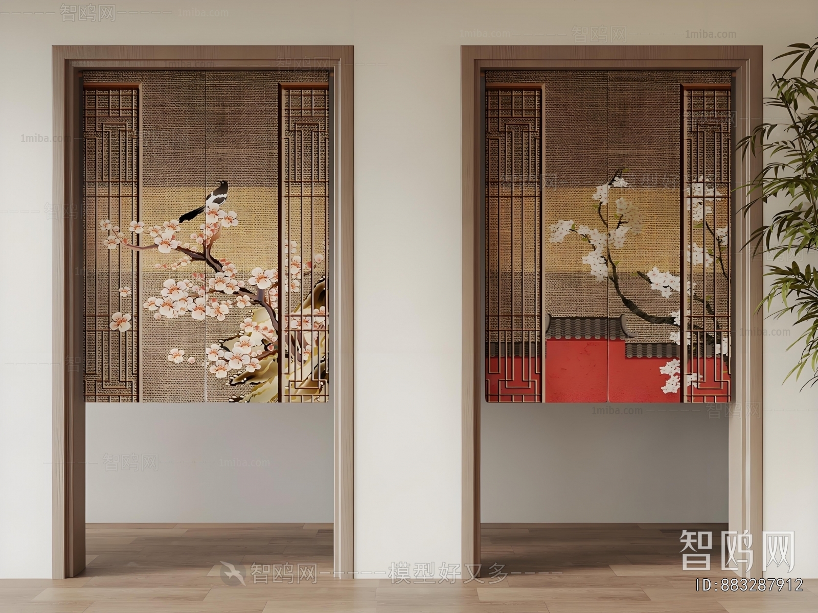 New Chinese Style Door Curtain