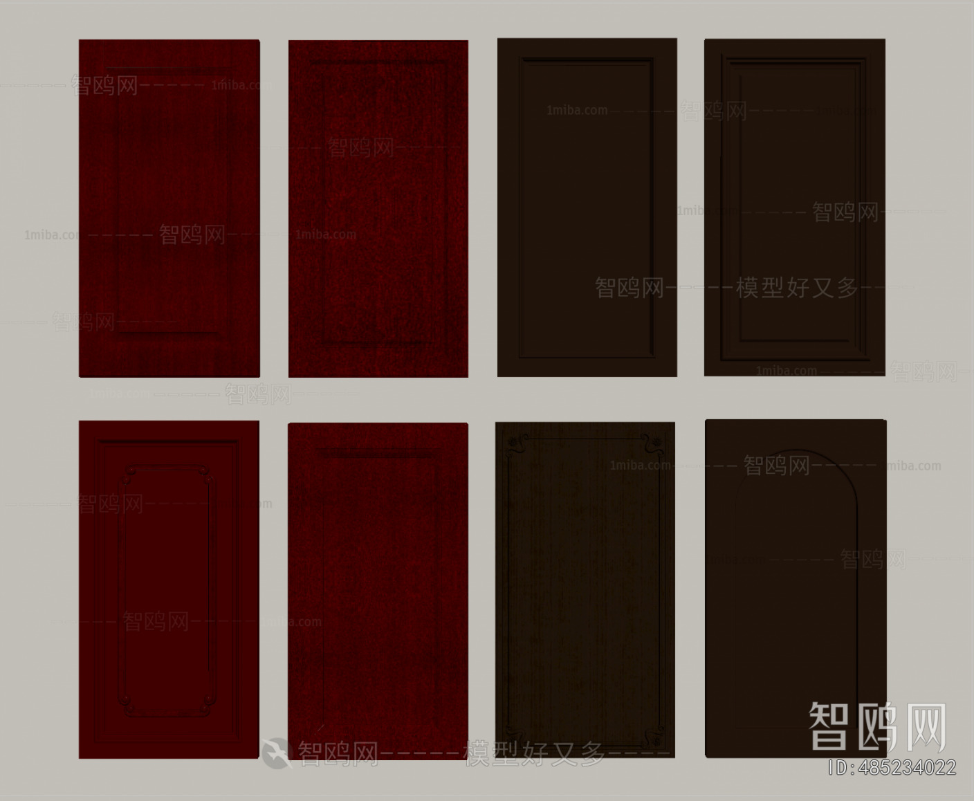 New Chinese Style Door Panel