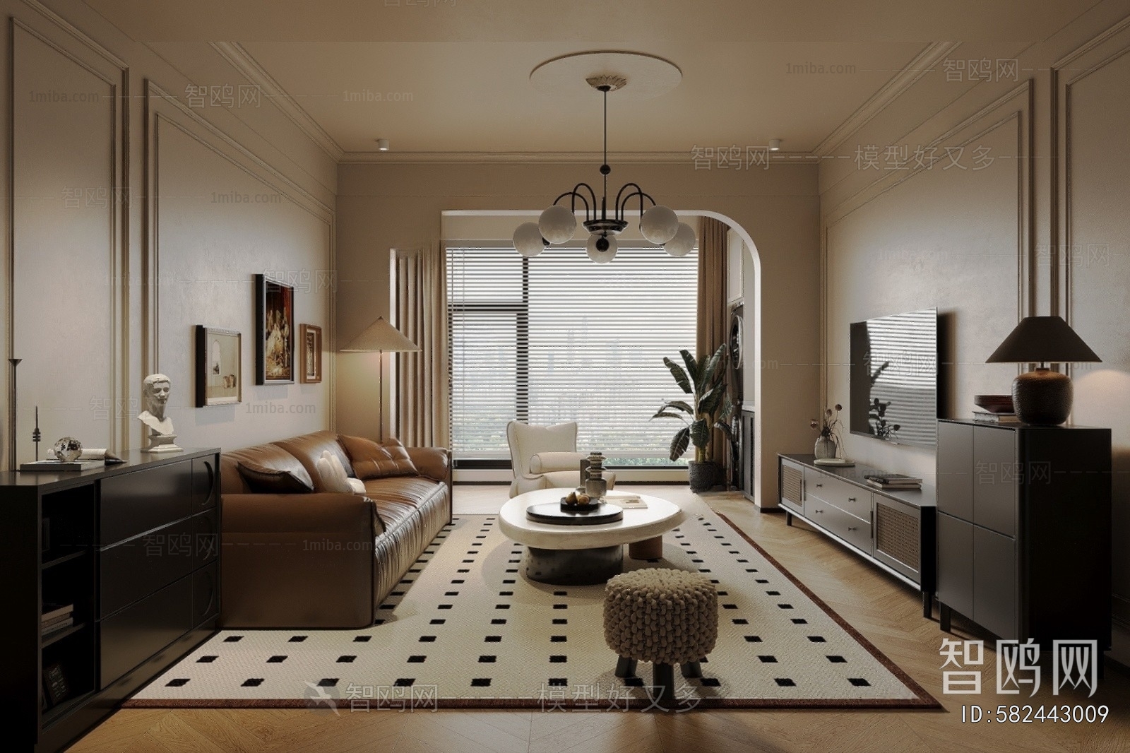 American Style A Living Room