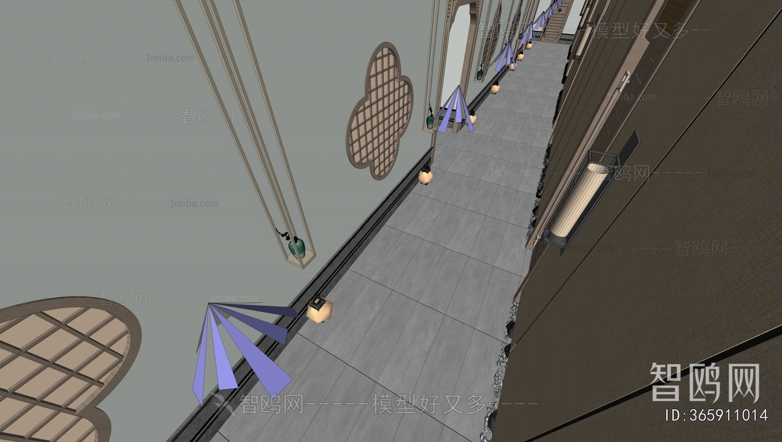 New Chinese Style Corridor