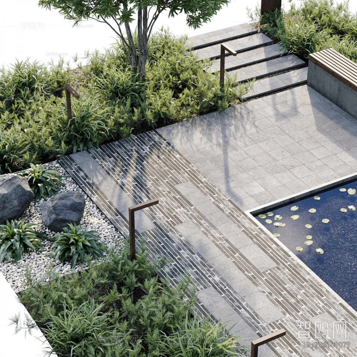 Modern Rockery Waterscape