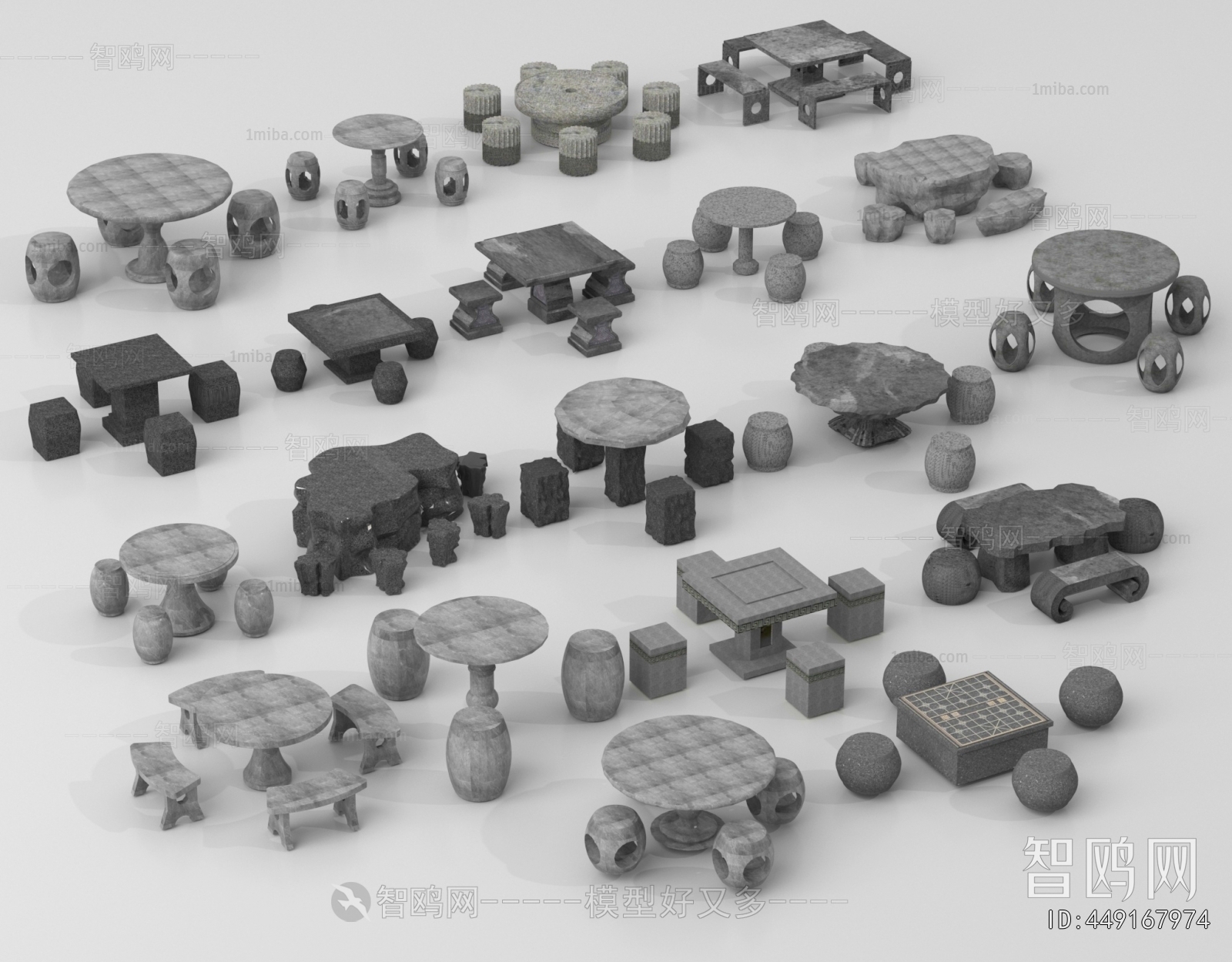 New Chinese Style Outdoor Tables And Chairs