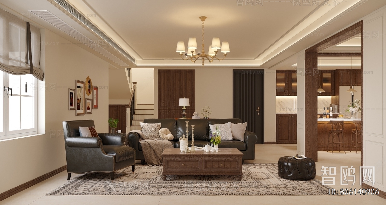 American Style A Living Room