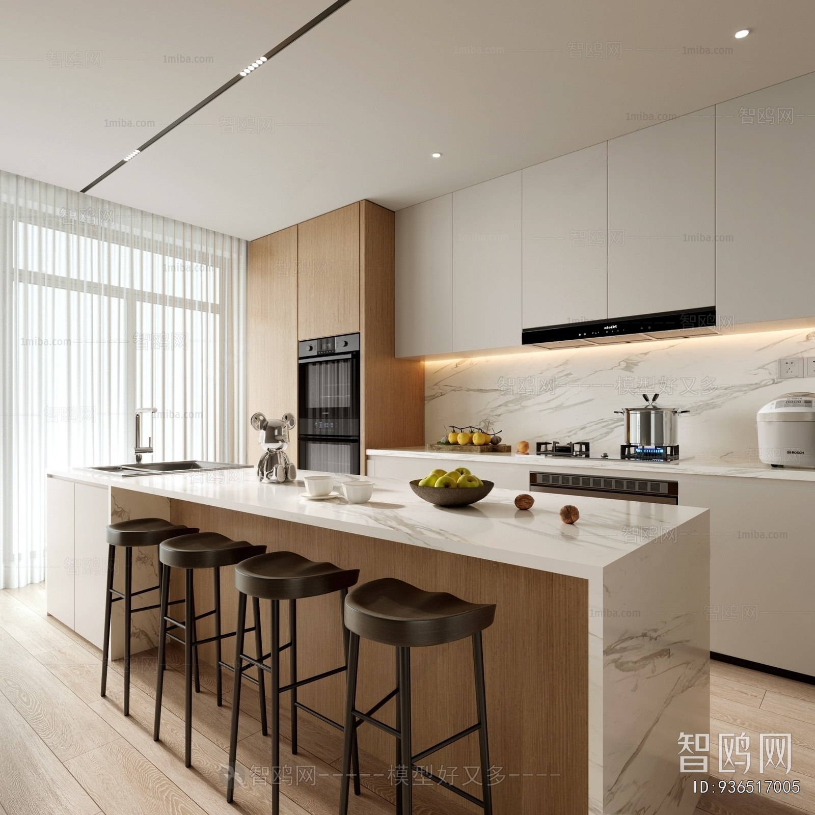 Modern Open Kitchen