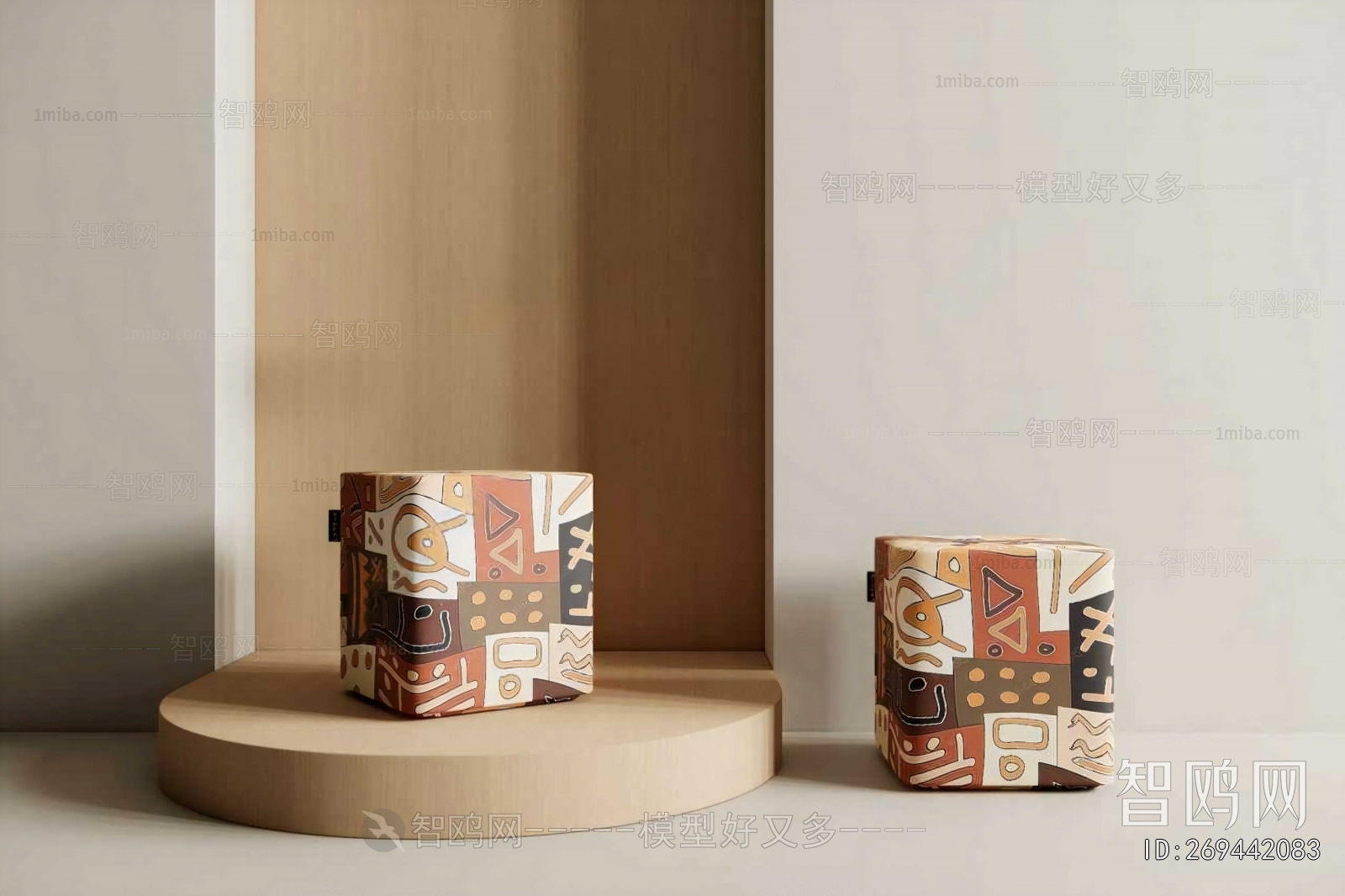 French Style Sofa Stool