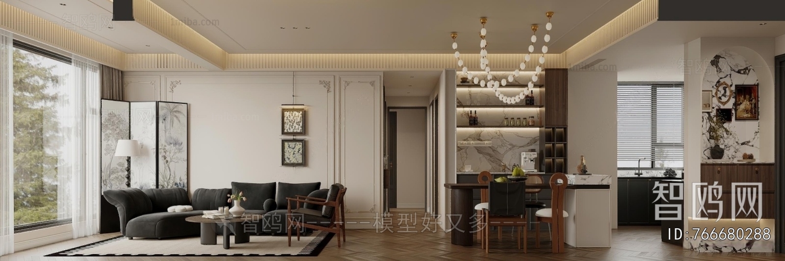 French Style A Living Room