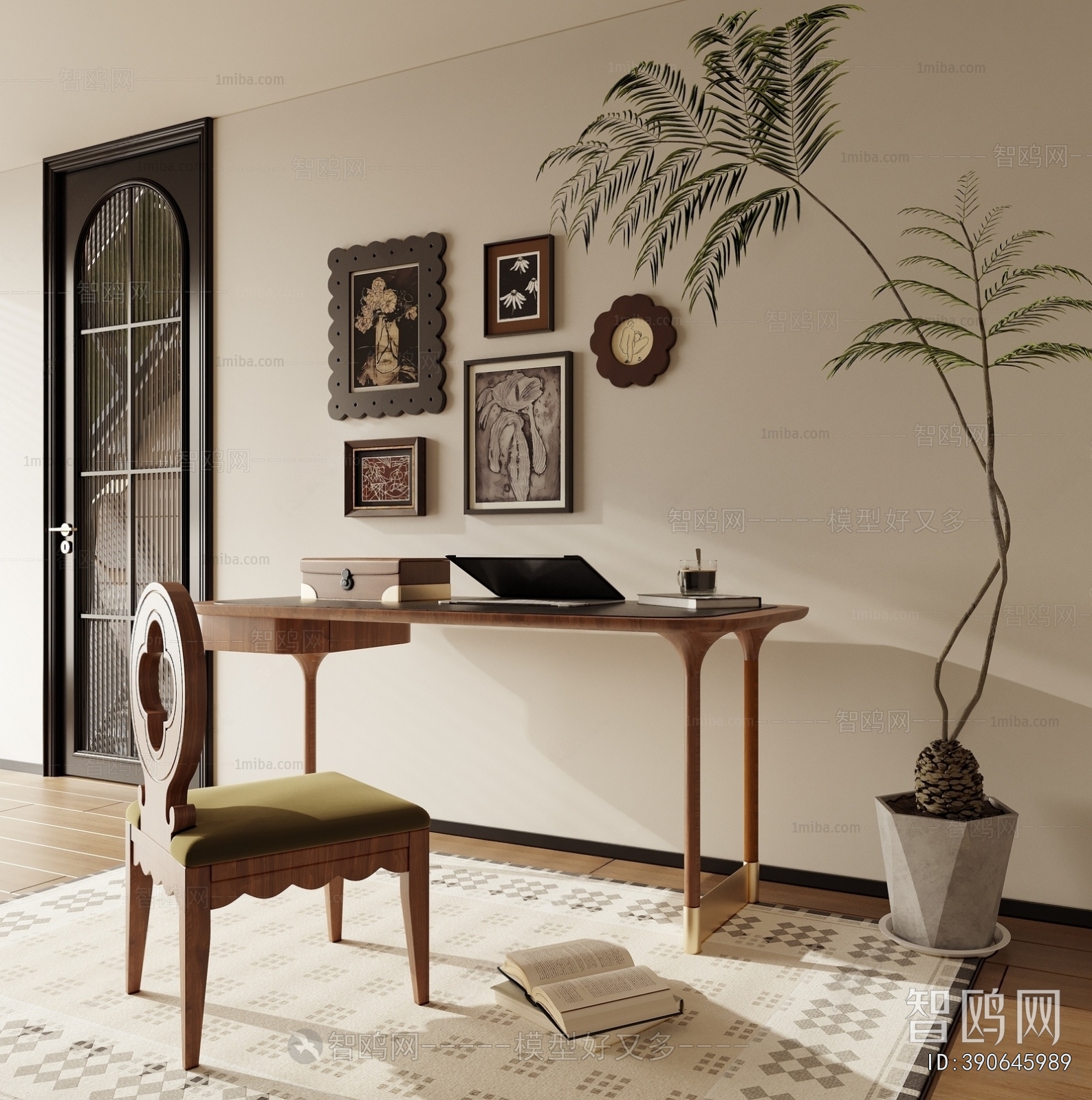 French Style Study Space