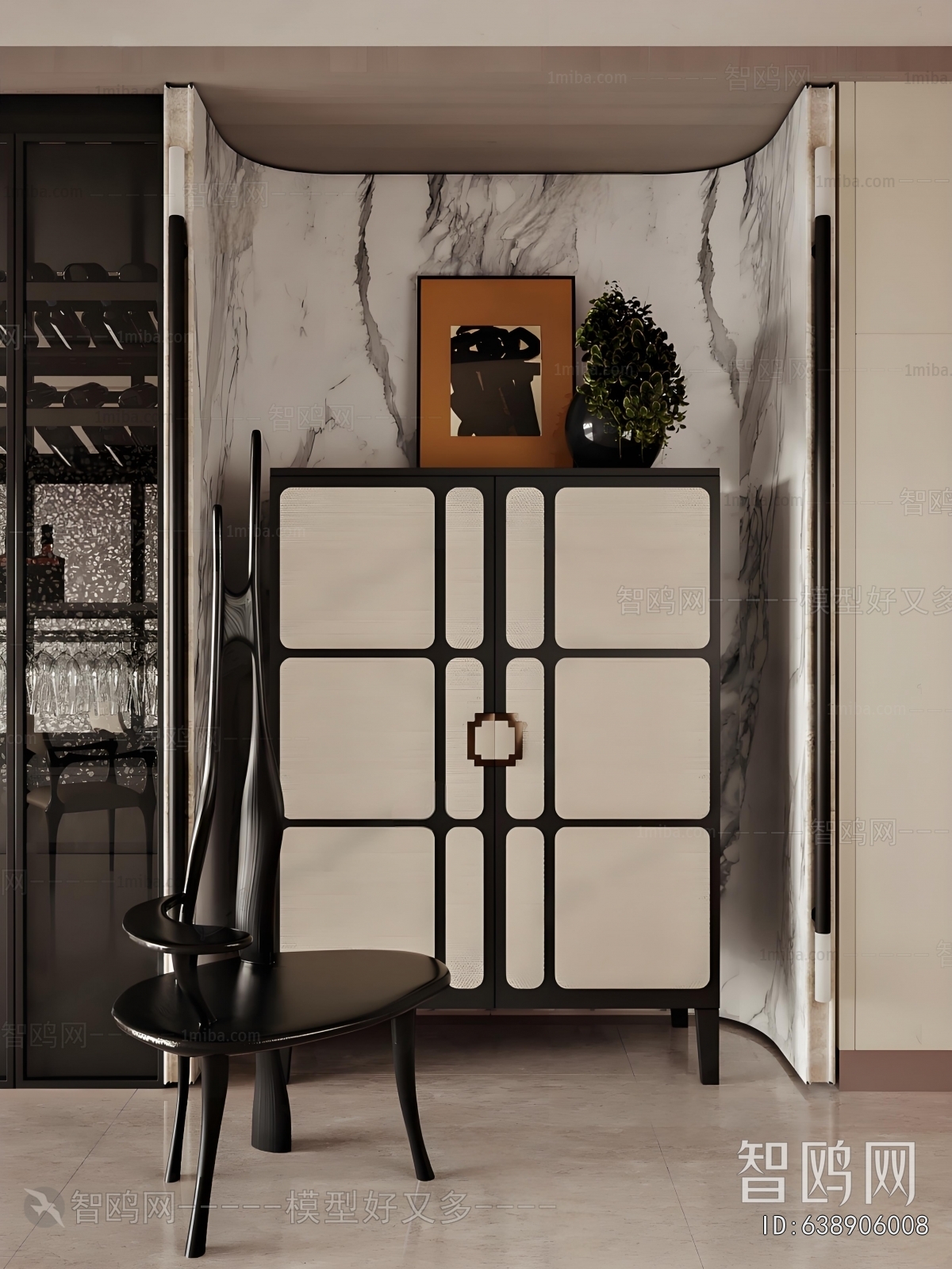 Modern Decorative Cabinet
