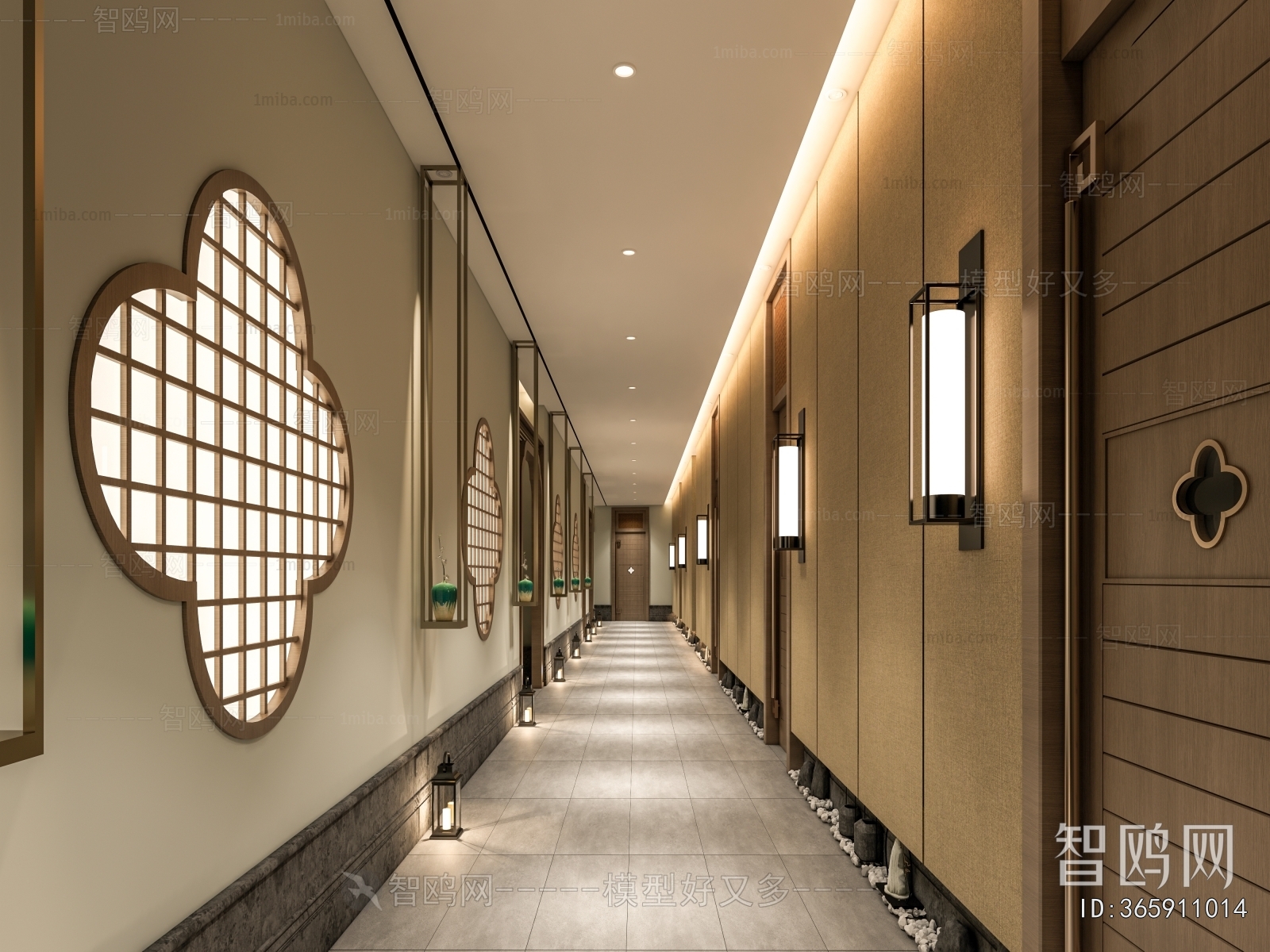 New Chinese Style Corridor