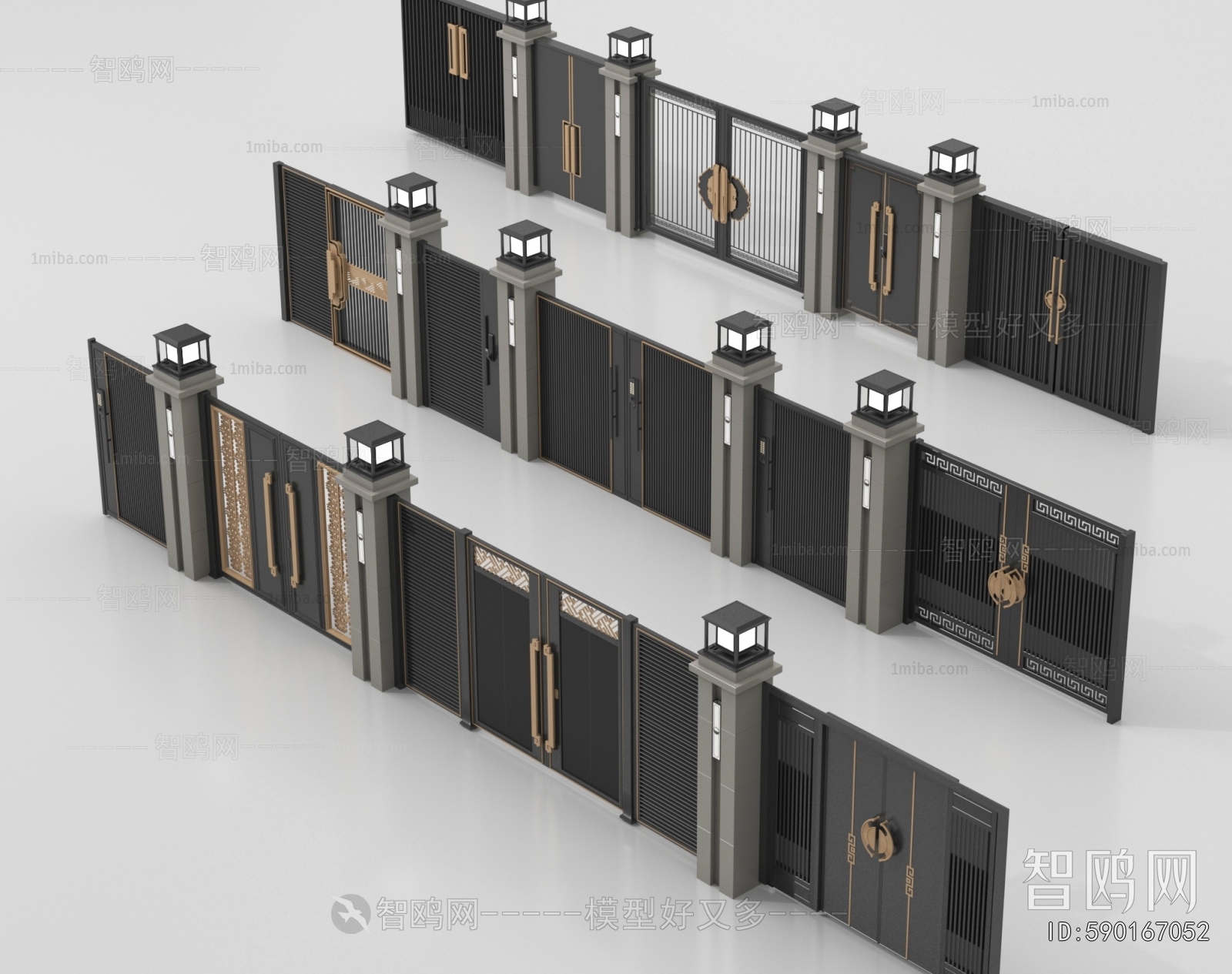 New Chinese Style Gate