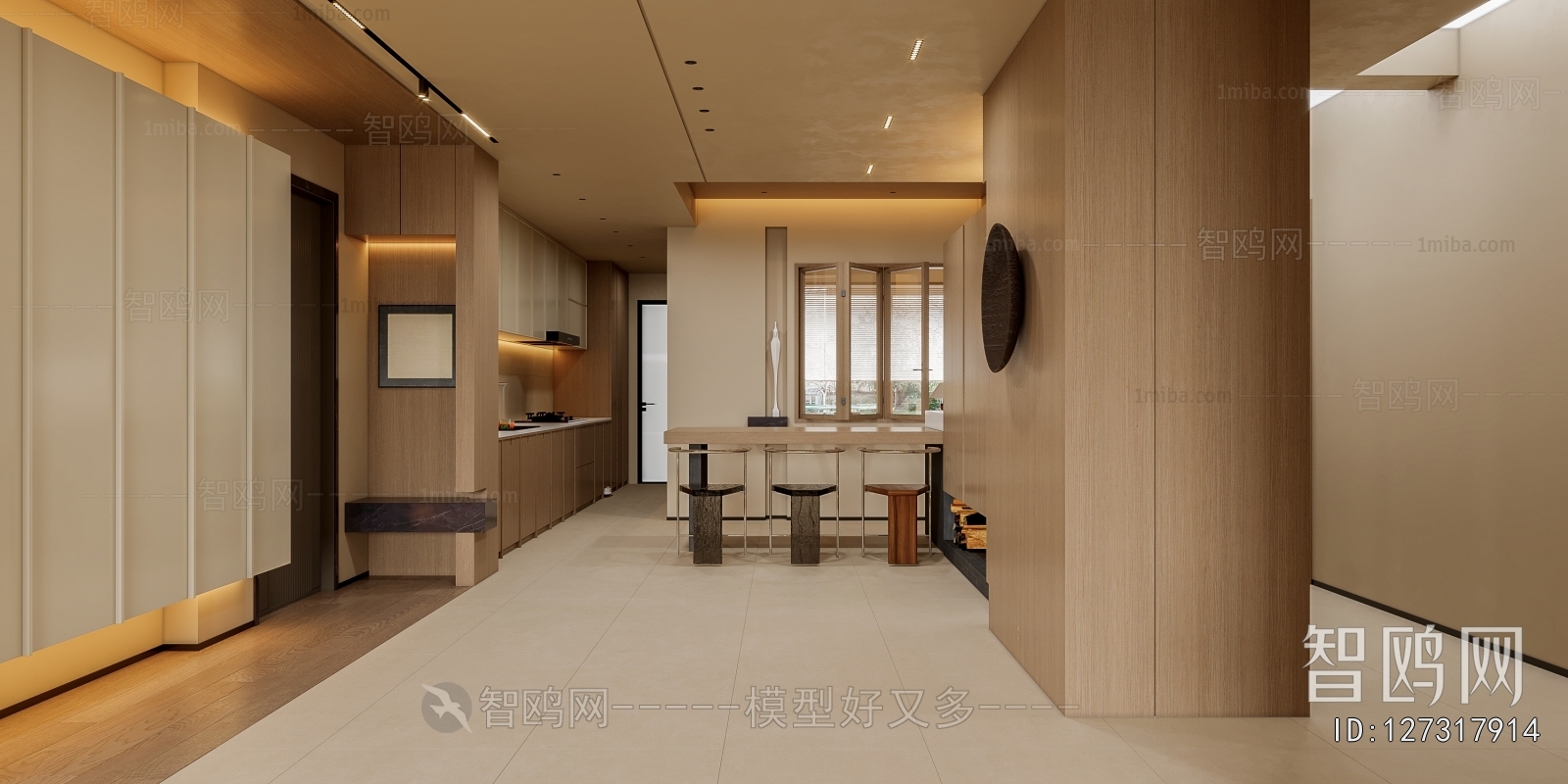 Wabi-sabi Style A Living Room