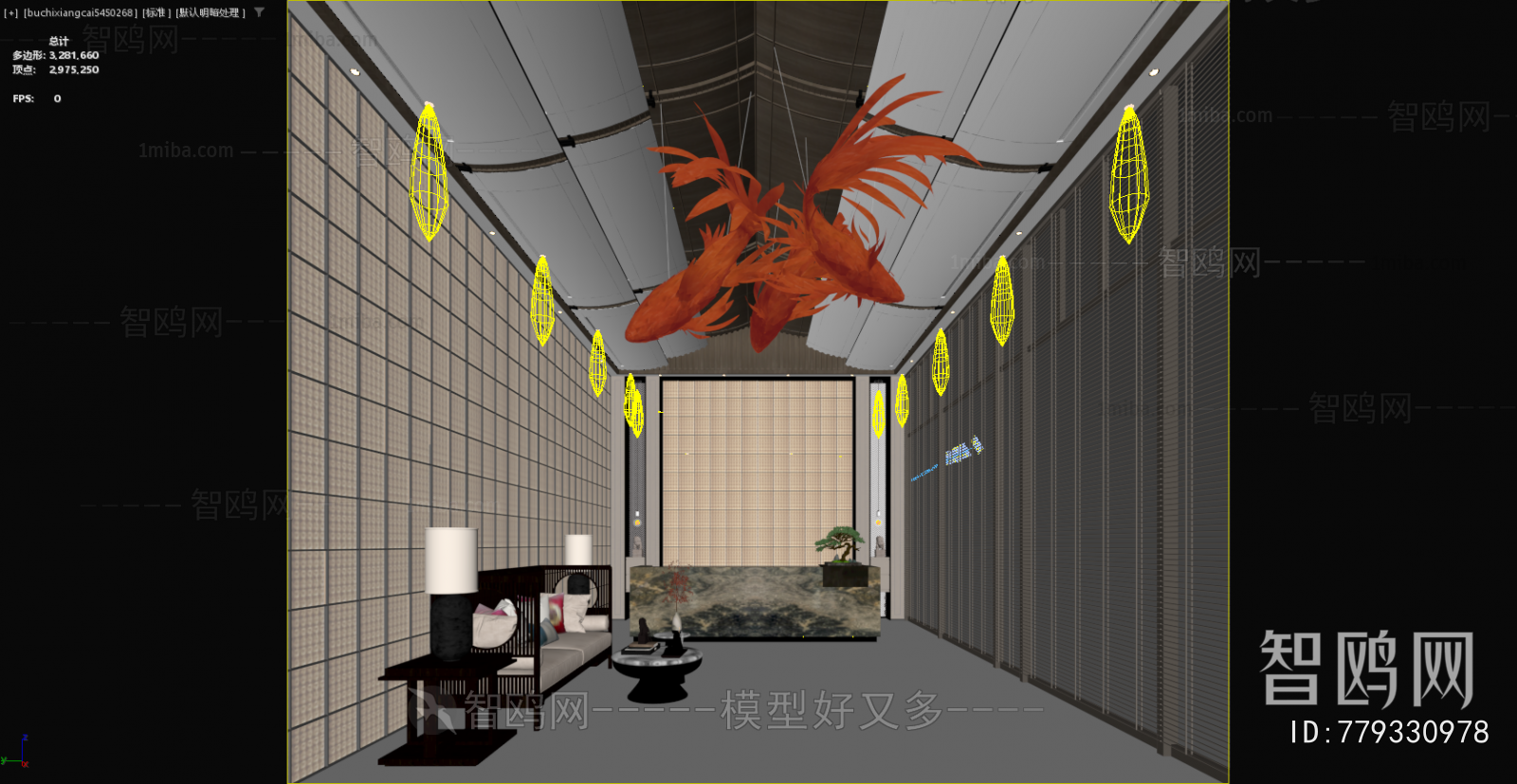 New Chinese Style Lobby Hall