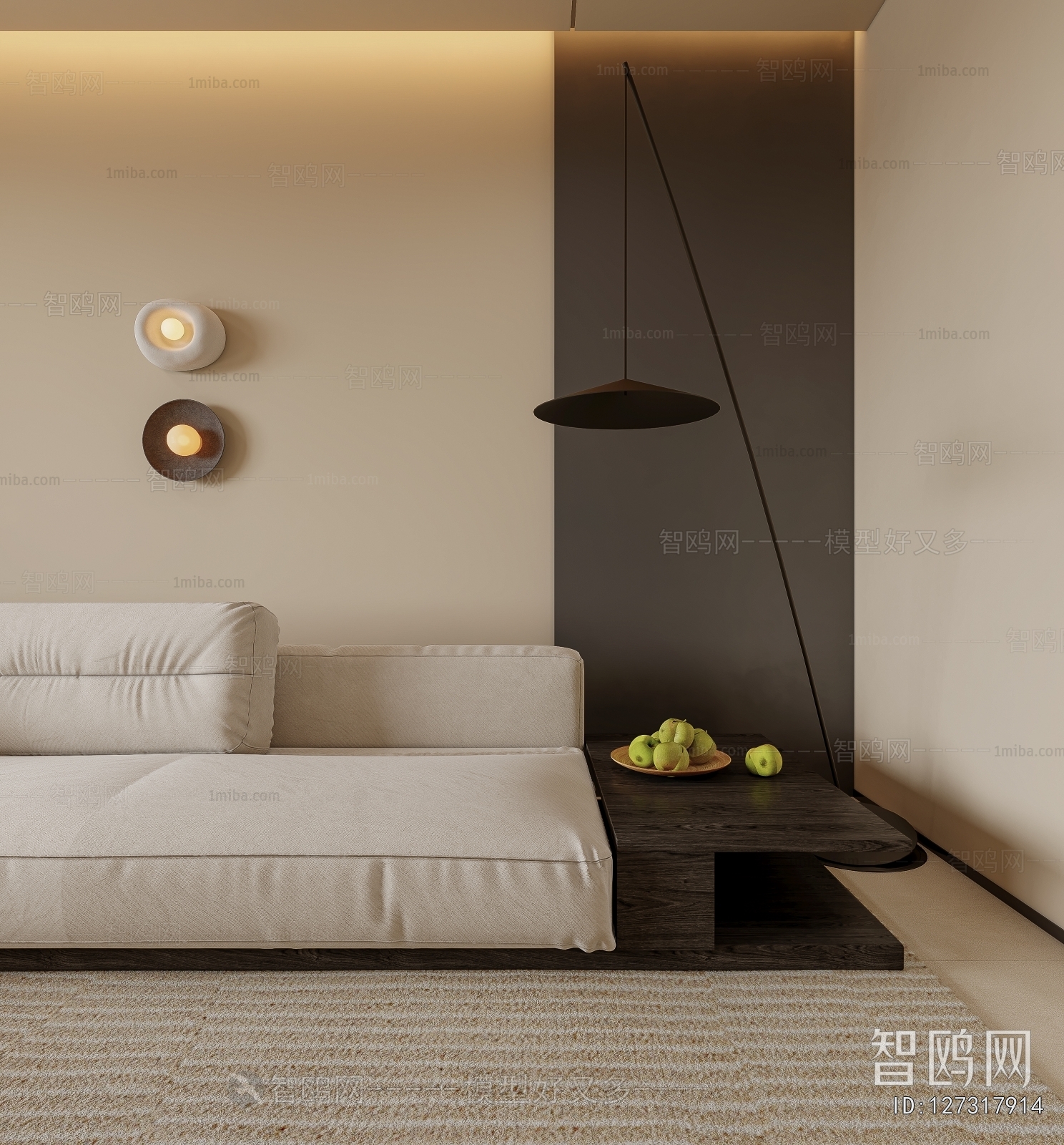 Wabi-sabi Style A Living Room