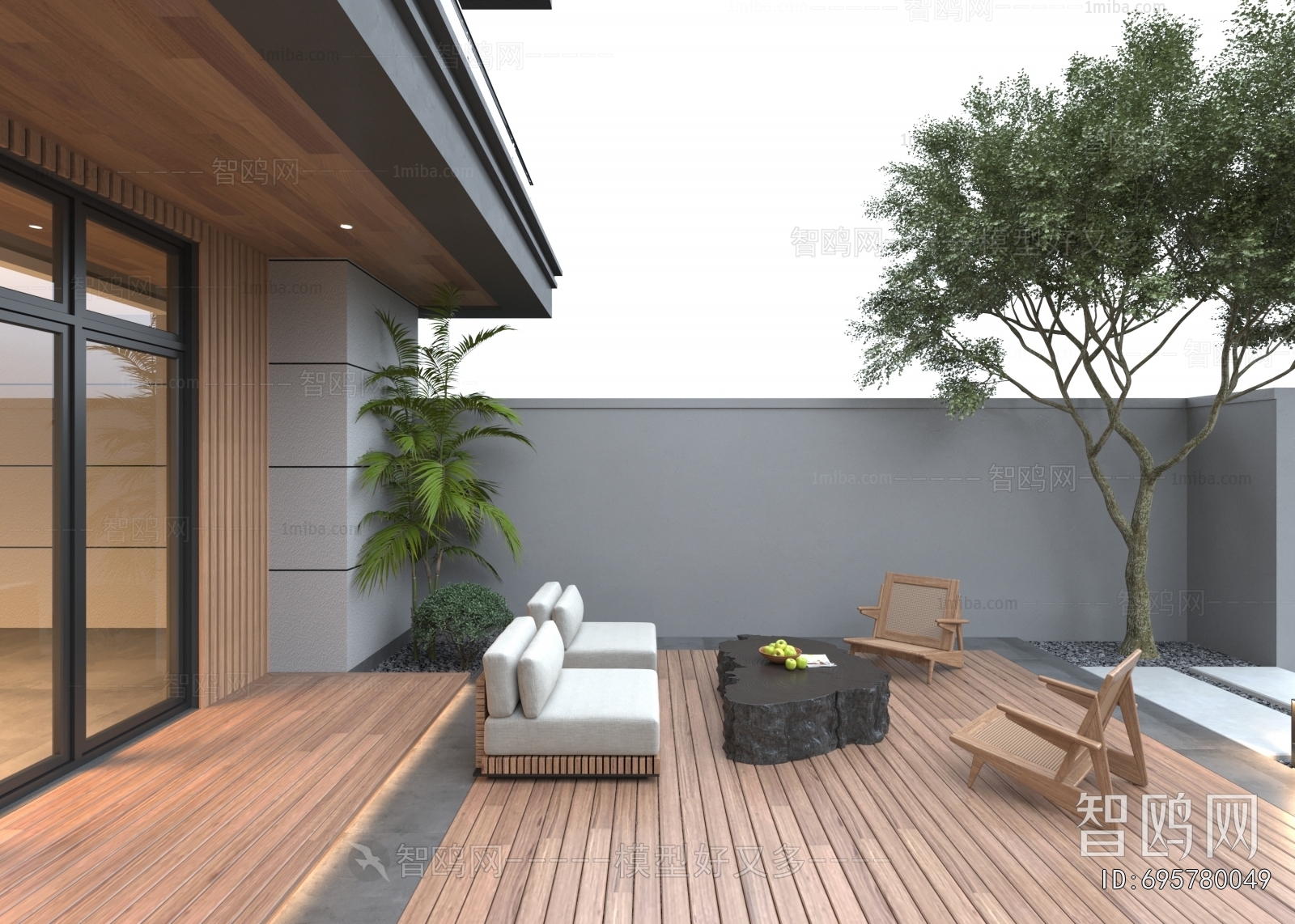 Modern Courtyard/landscape