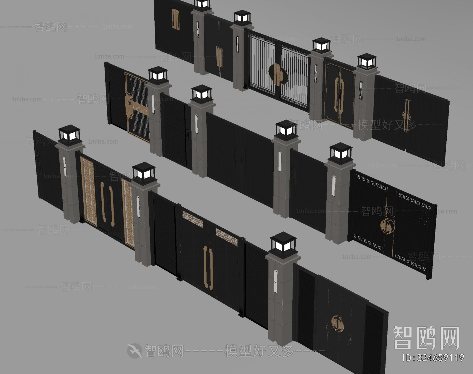 New Chinese Style Gate