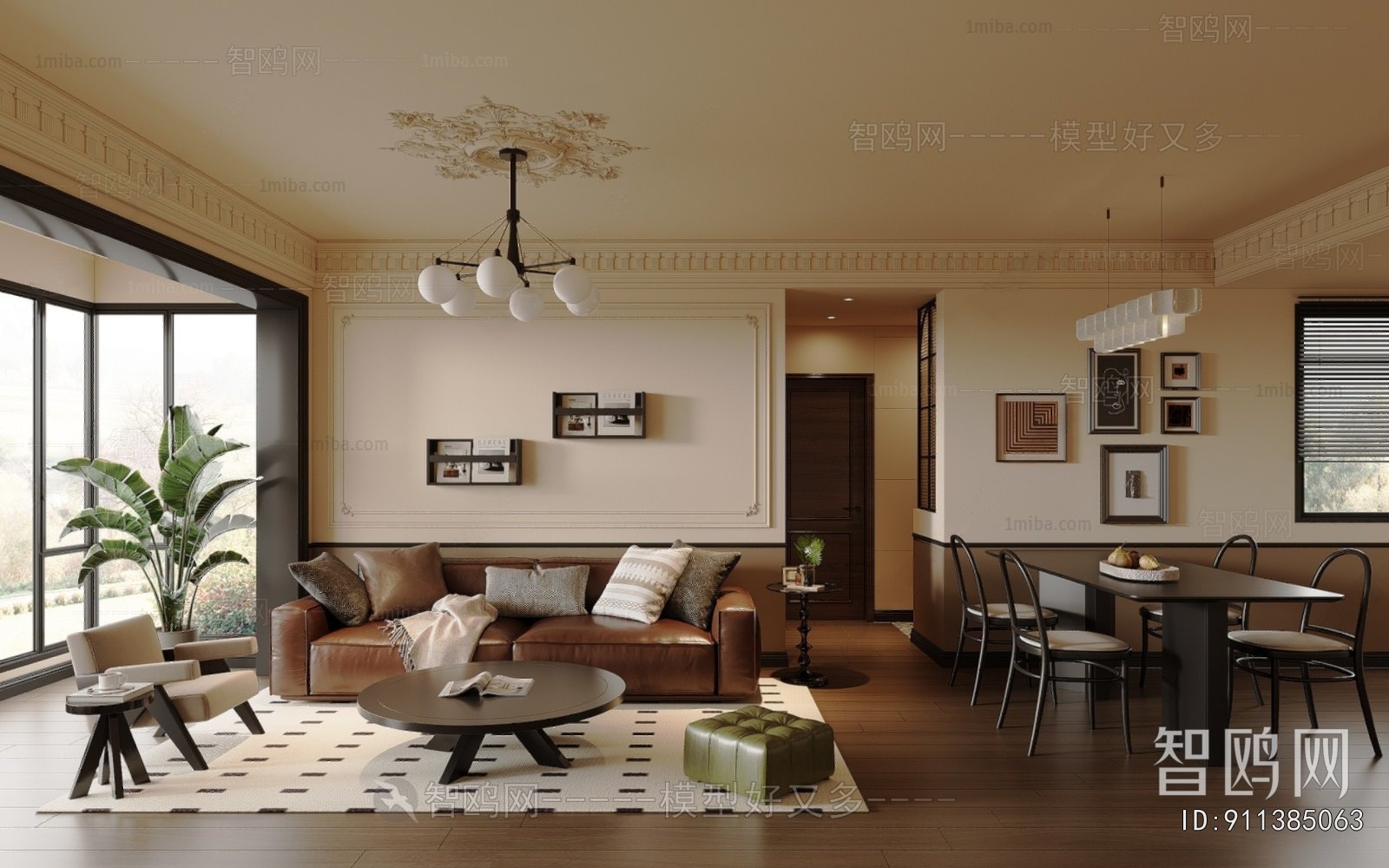 American Style A Living Room