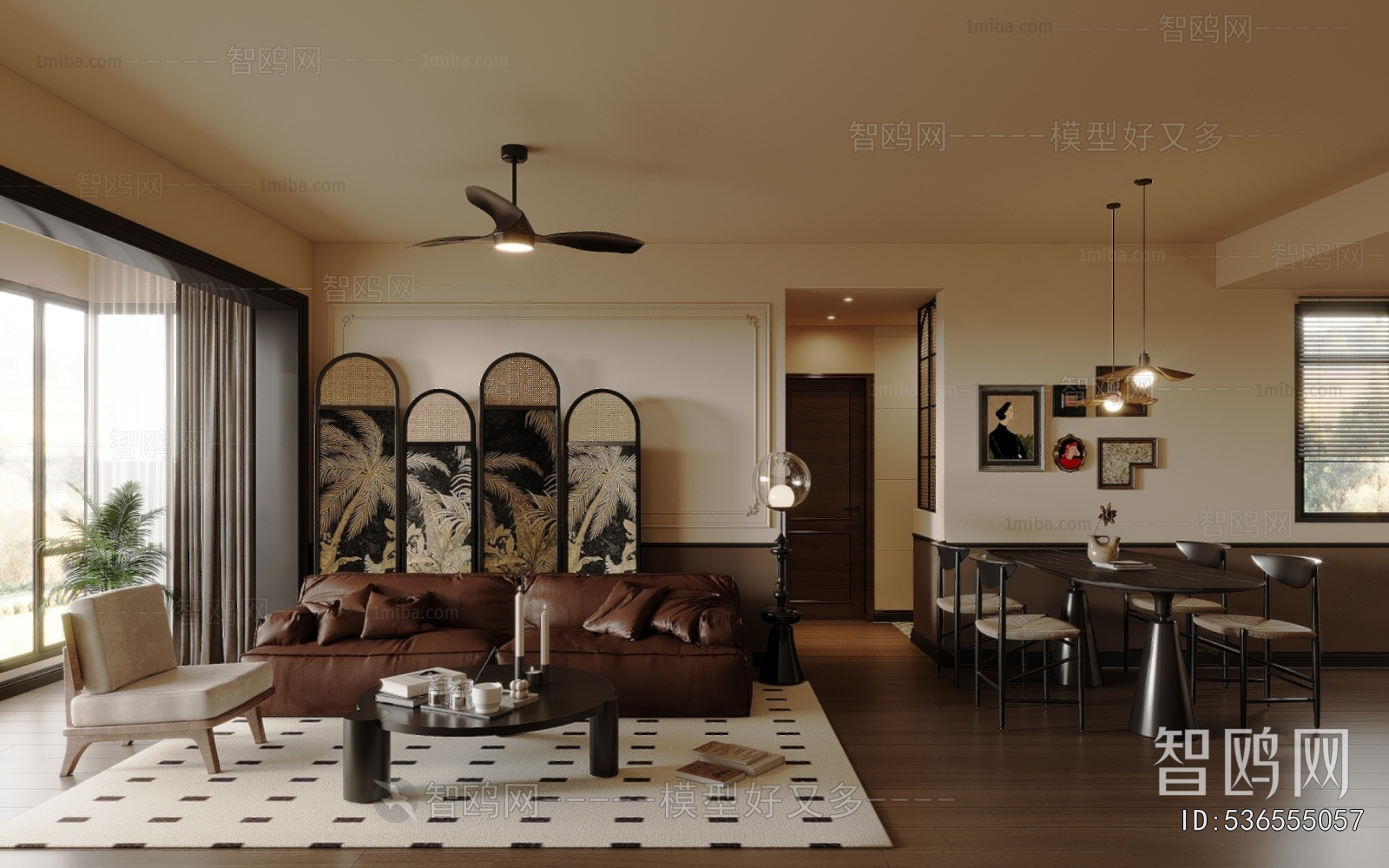 American Style A Living Room