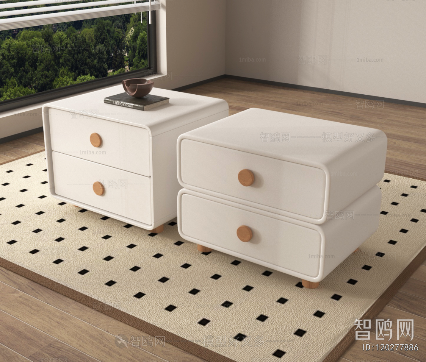 Modern Bedside Cupboard