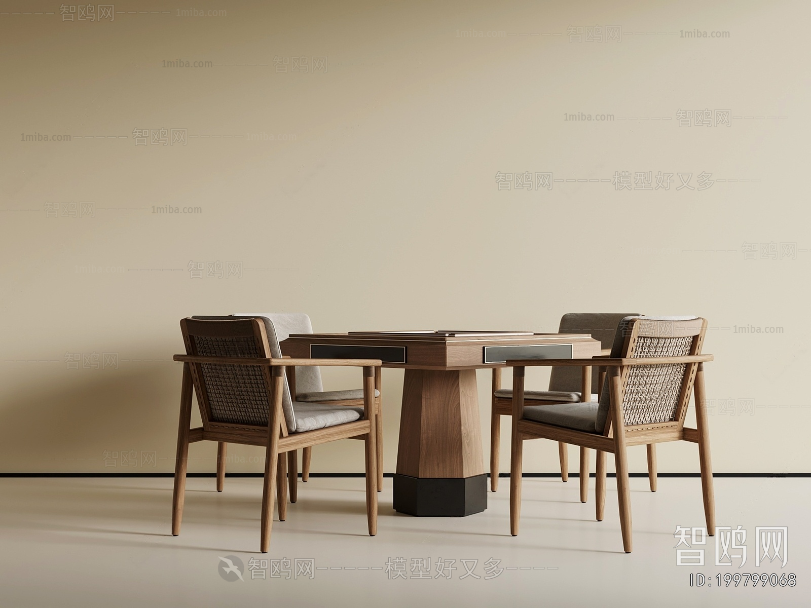 Modern Mahjong Tables And Chairs