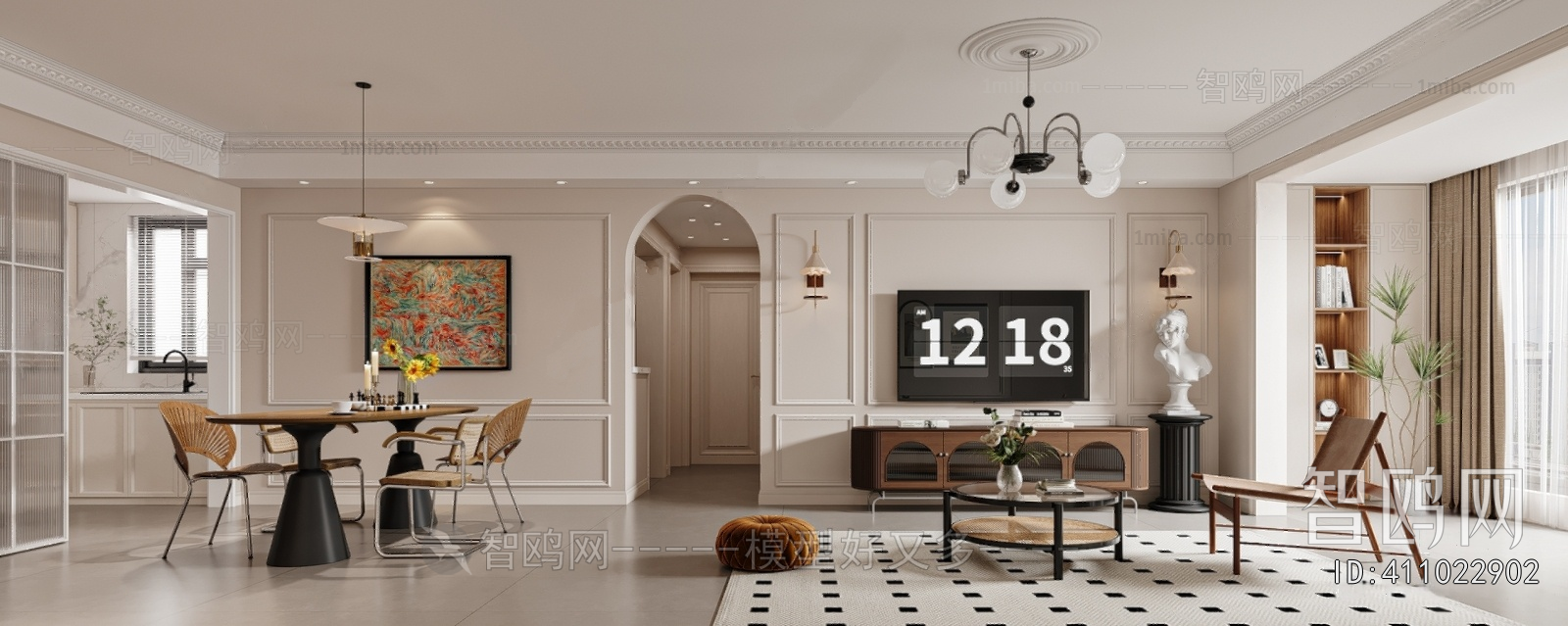 French Style A Living Room