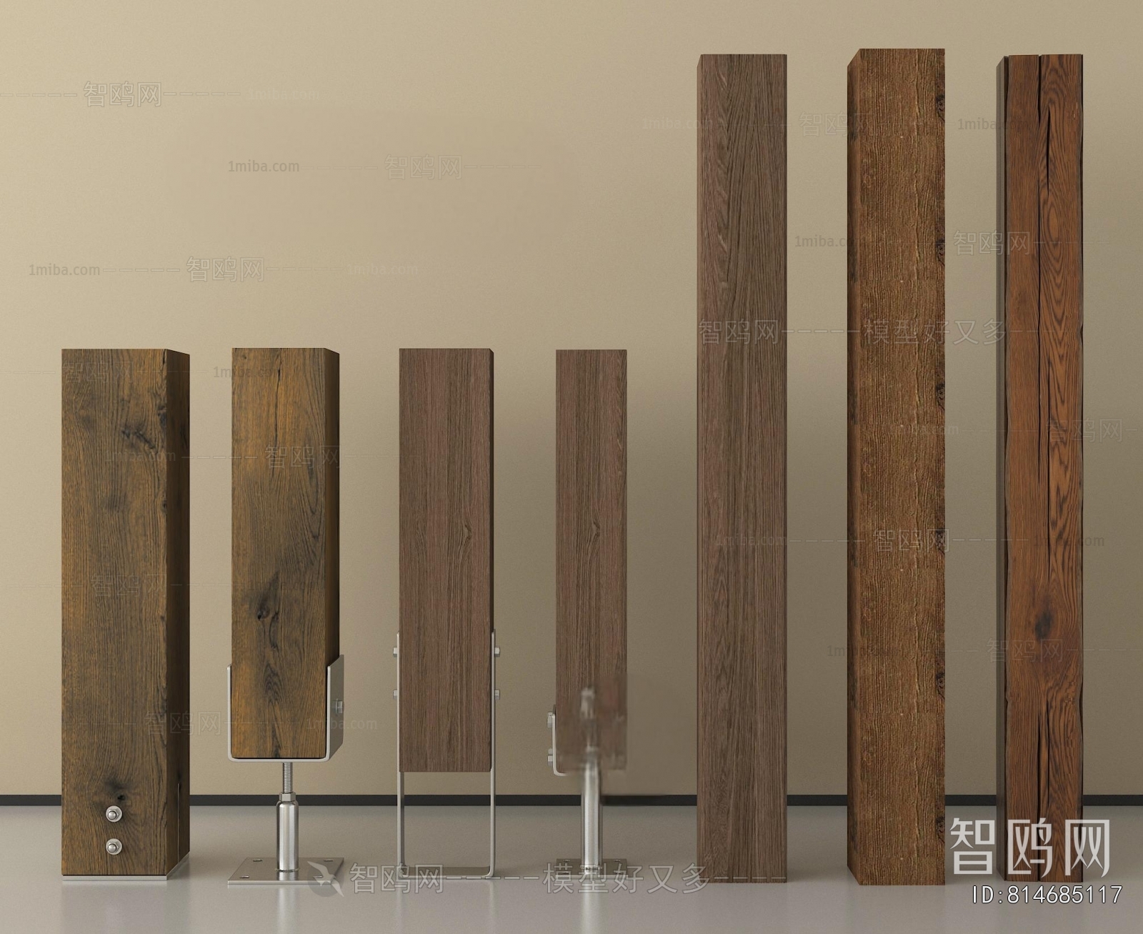 Wabi-sabi Style Column