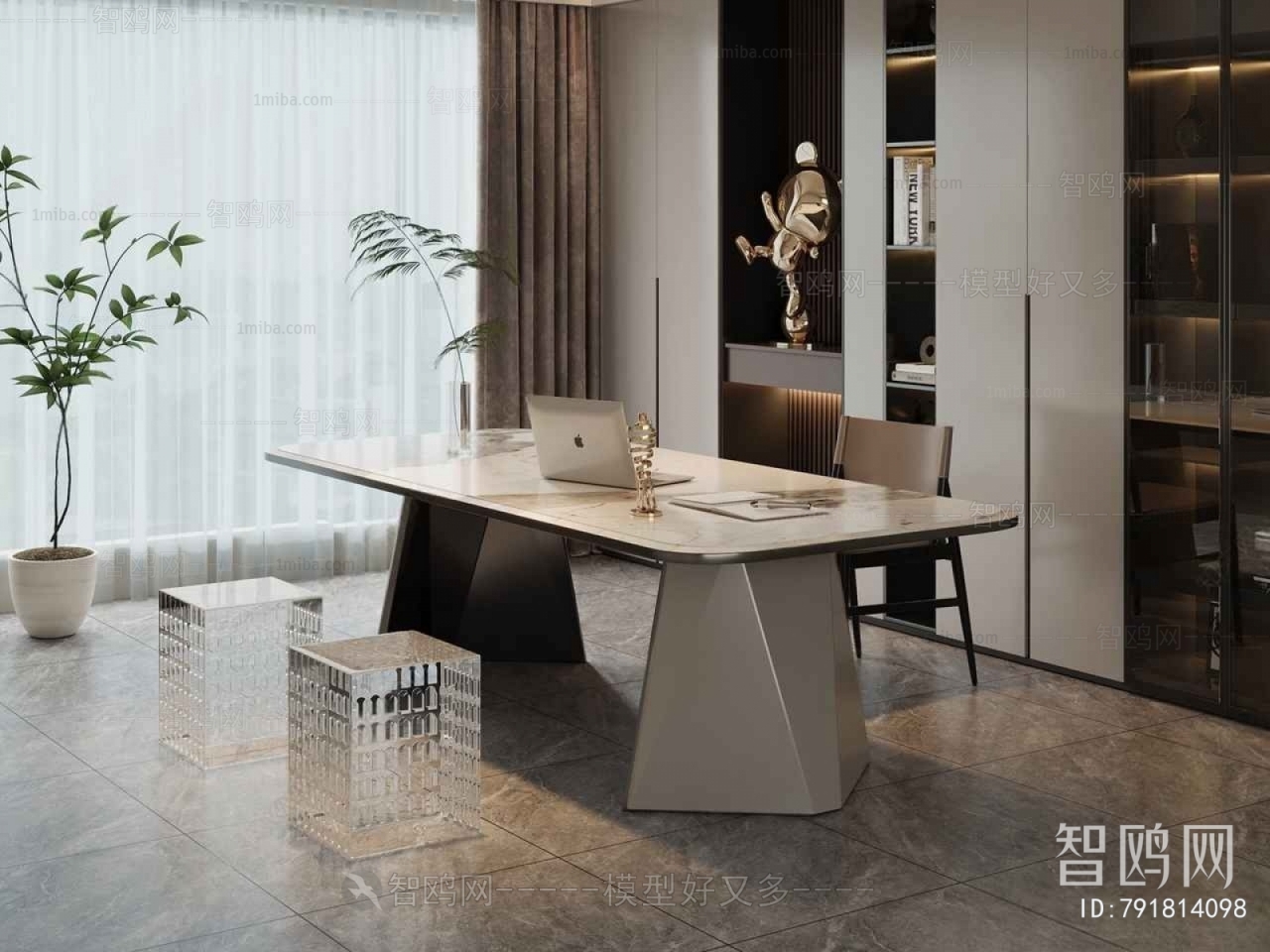 Modern Computer Desk And Chair