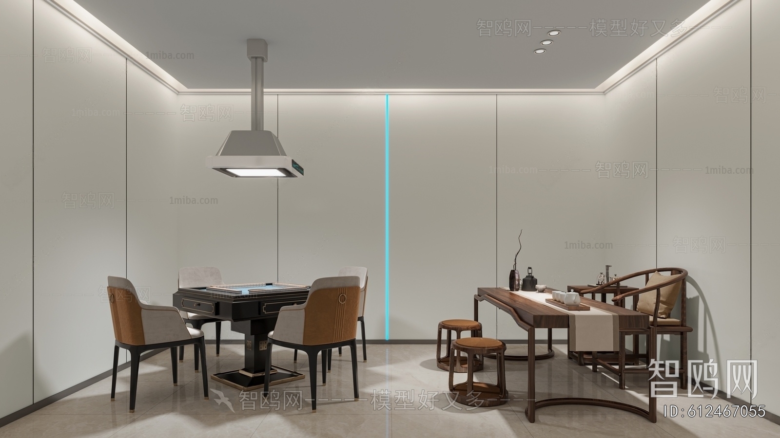 New Chinese Style Chess And Card Room