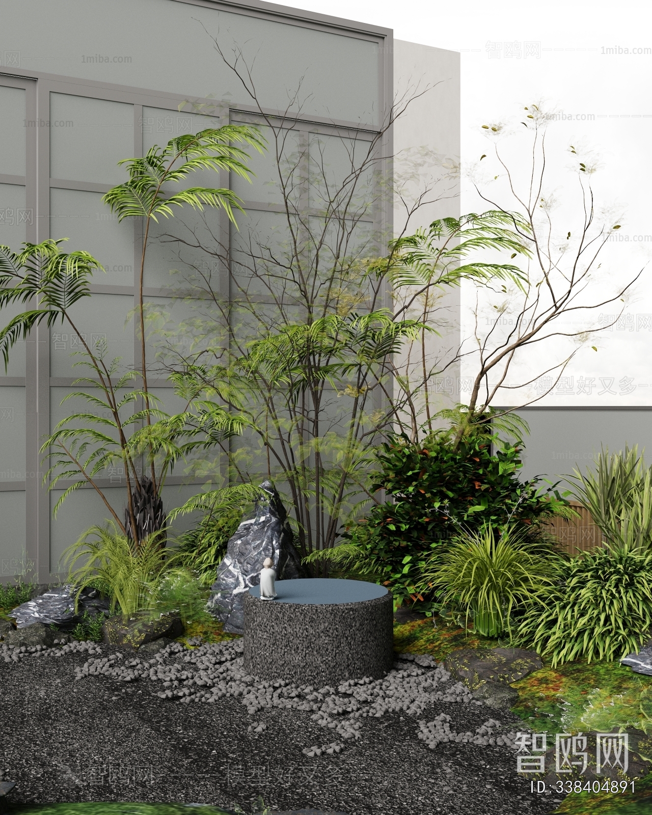 New Chinese Style Rockery Waterscape