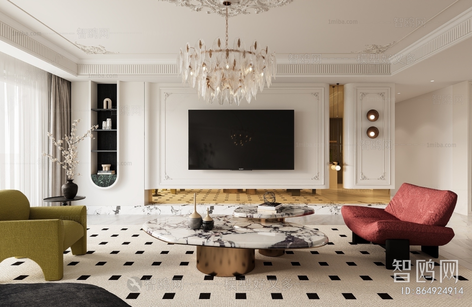 French Style A Living Room