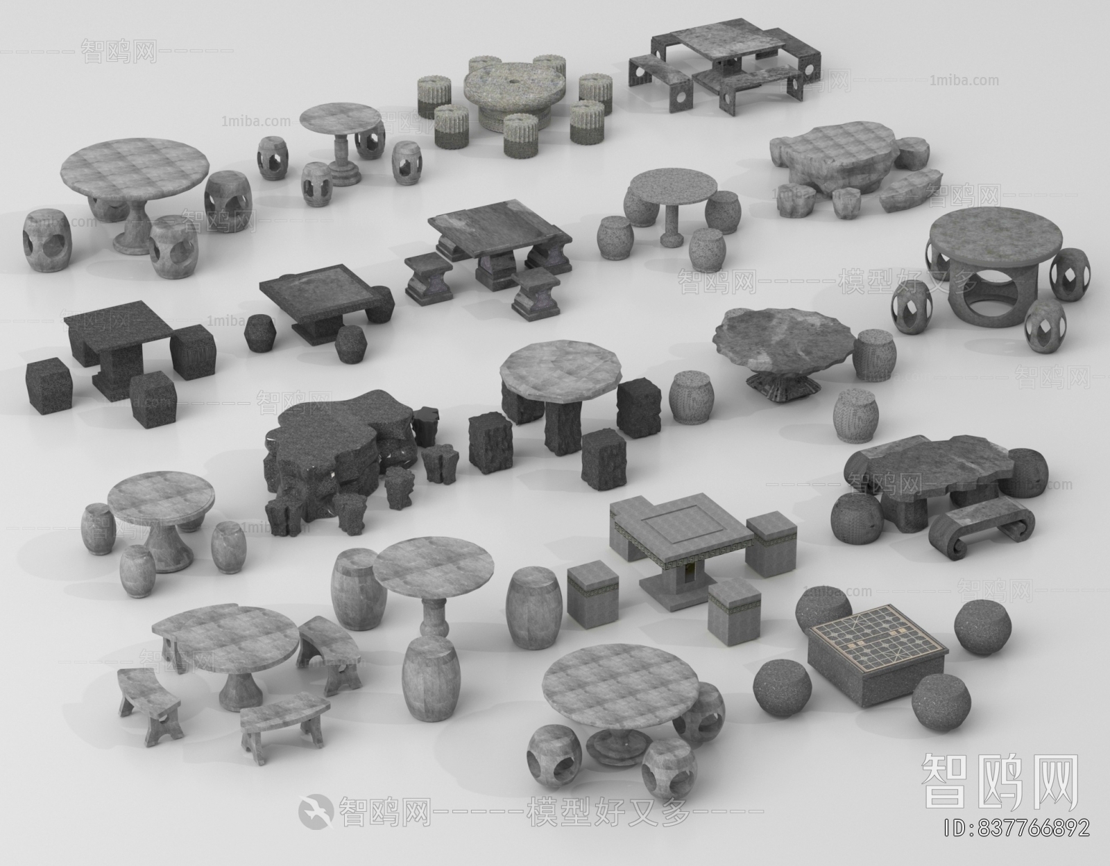 New Chinese Style Outdoor Tables And Chairs