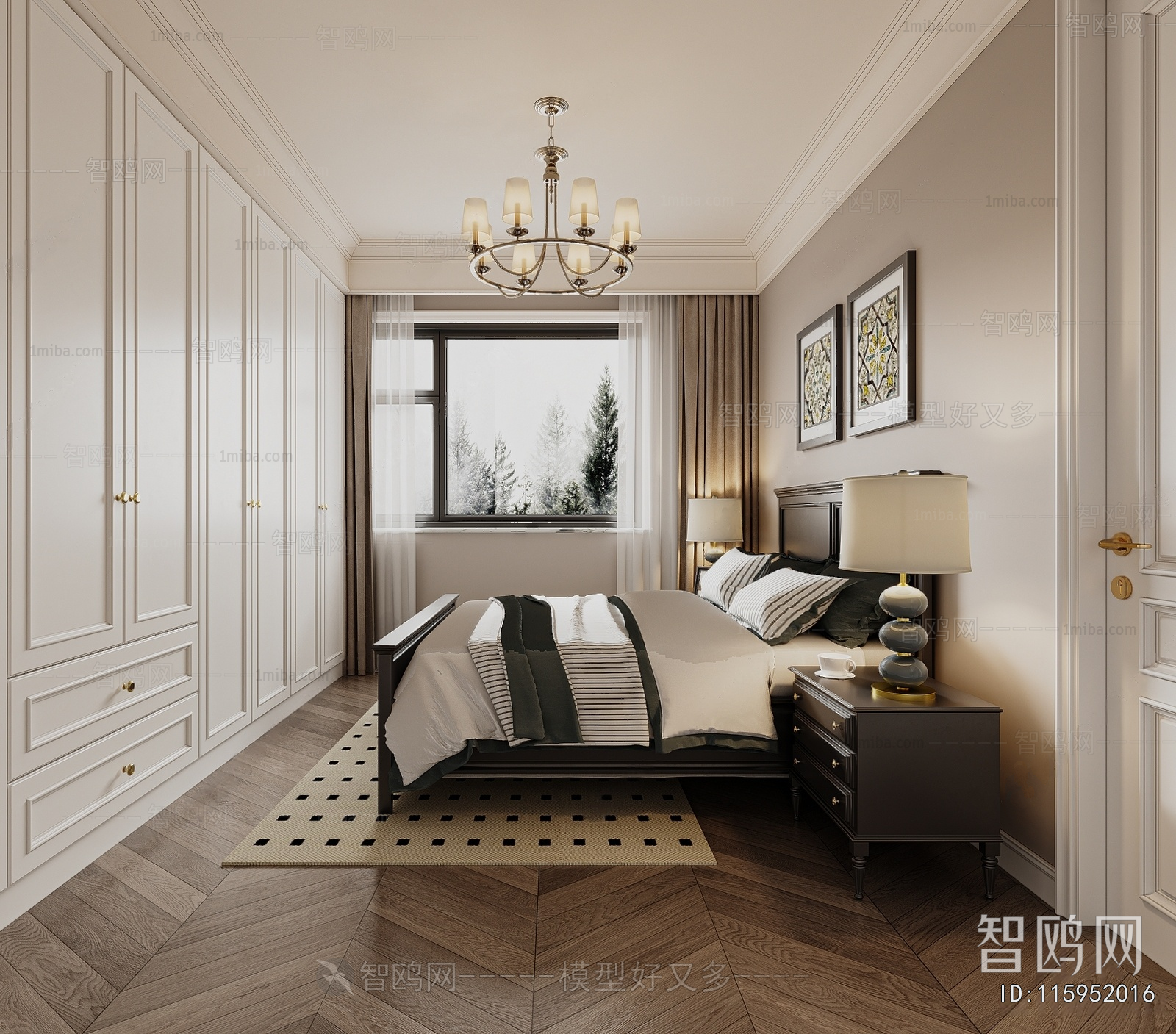 American Style Bedroom