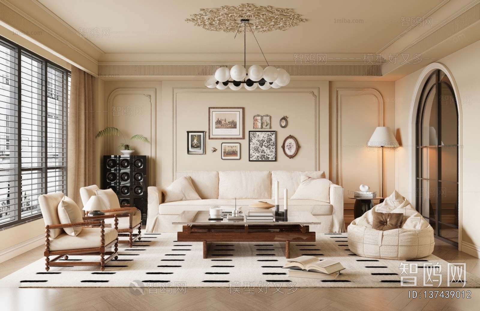 French Style A Living Room