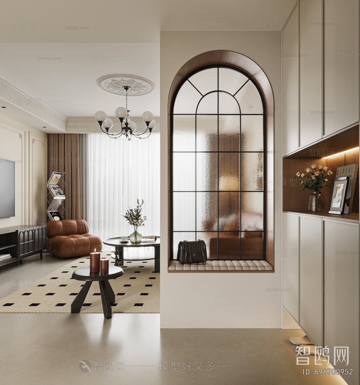 French Style Hallway