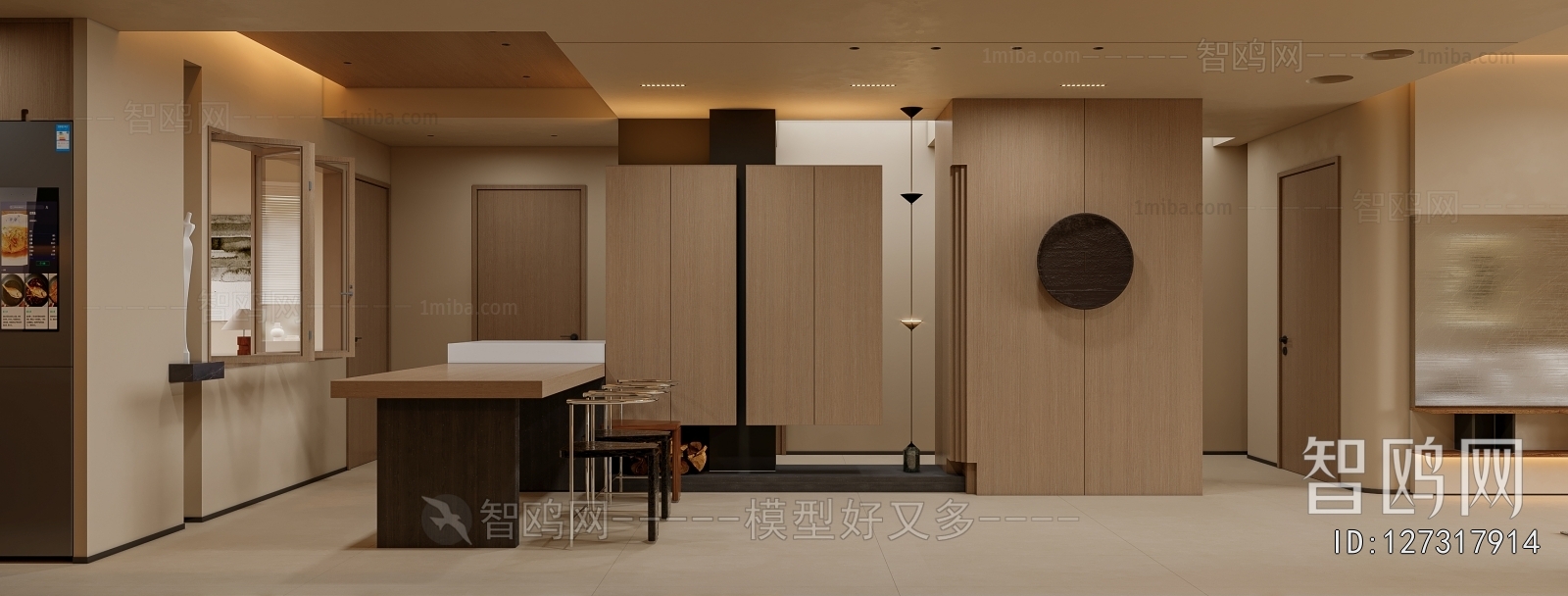 Wabi-sabi Style A Living Room