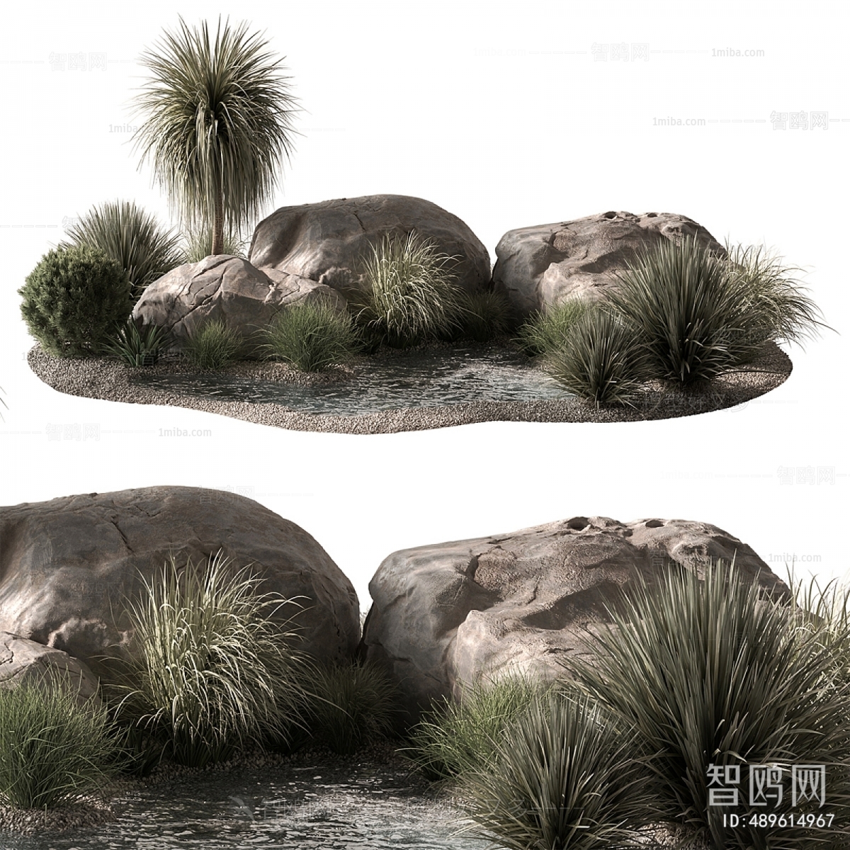 Modern Rockery Waterscape