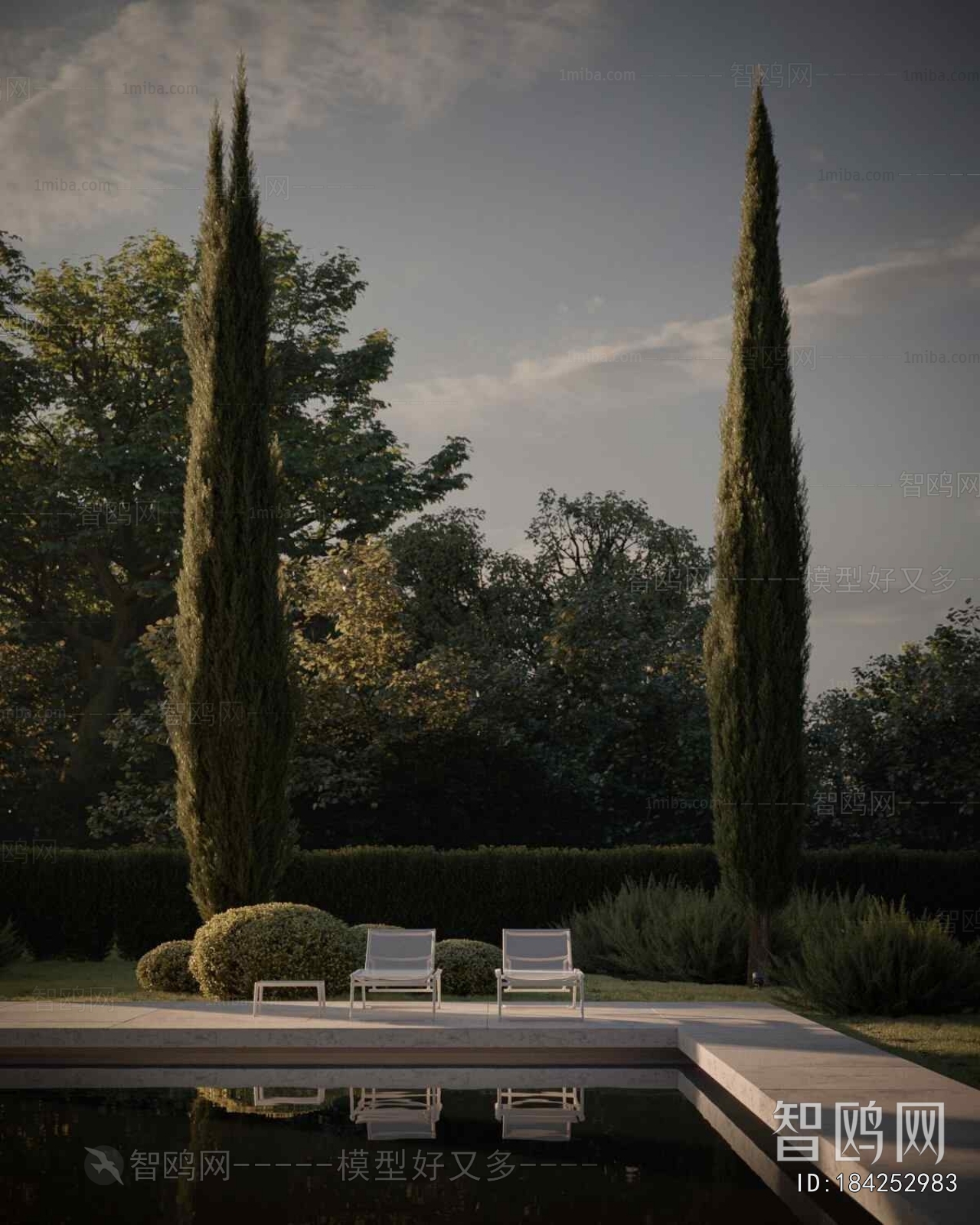 Modern Courtyard/landscape