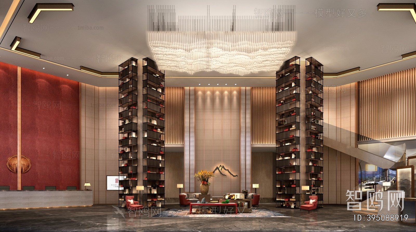 New Chinese Style Lobby Hall