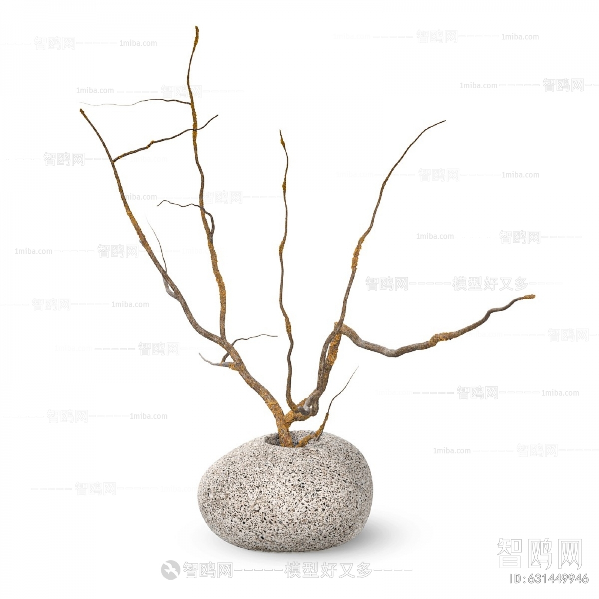 Wabi-sabi Style Dried Branch