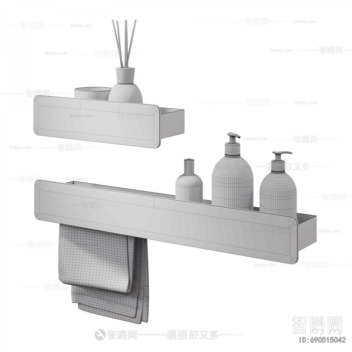 Modern Bathroom Rack