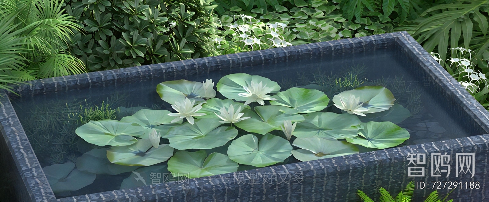 Modern Flowers And Grass