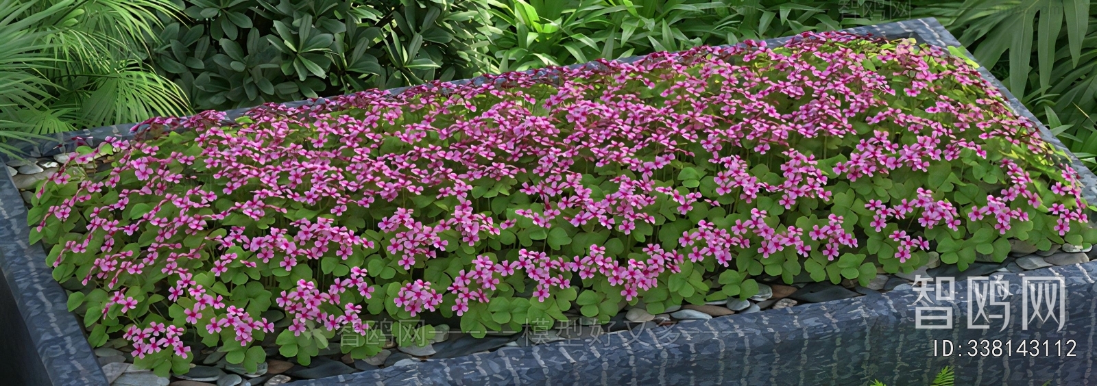 Modern Flowers And Grass