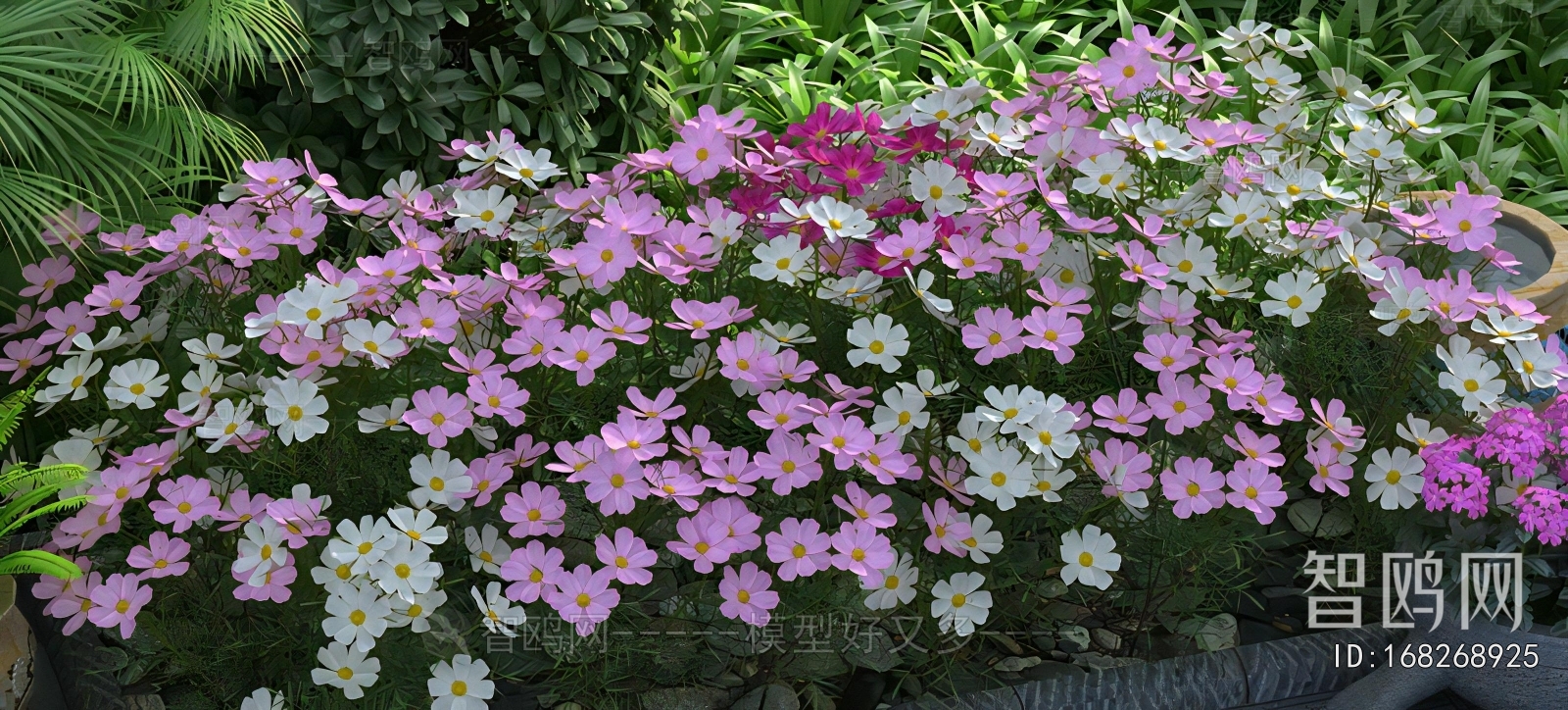 Modern Flowers And Grass