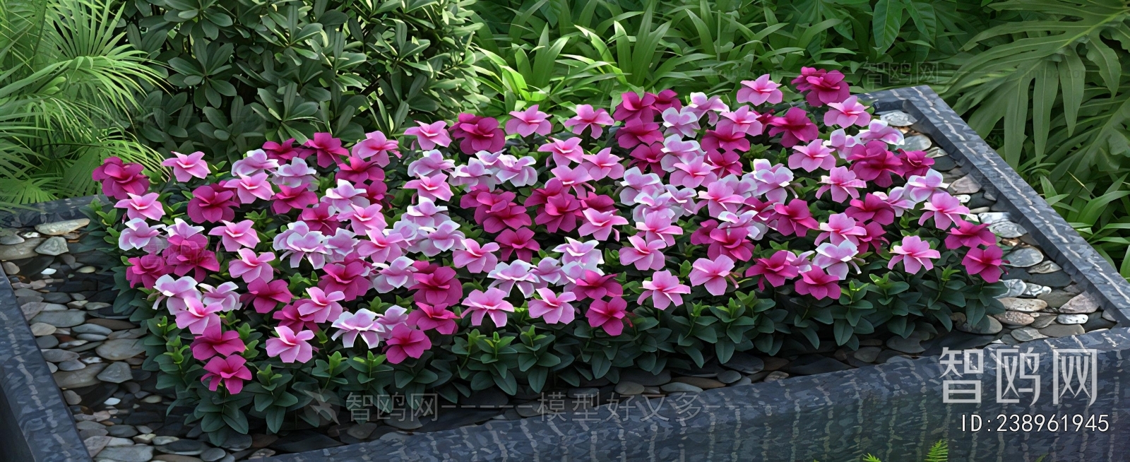 Modern Flowers And Grass